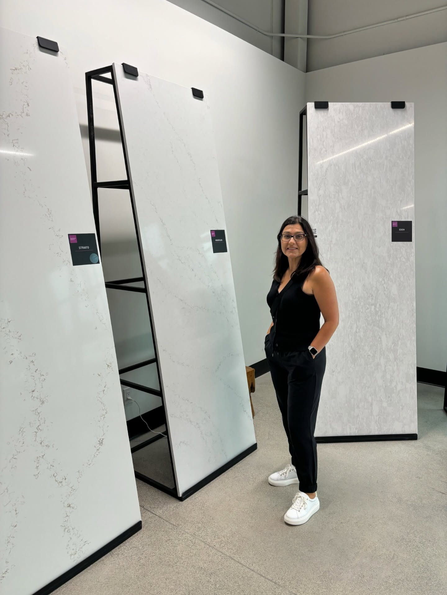 Design Inspiration on the Road!
Our team took a field trip to the HanStone Quartz showroom in Burlington, Ontario, to explore their latest collection, and we’re excited to share their newly released colors, and they are nothing short of stunning!
These surfaces offer the perfect balance of beauty & durability for kitchens, bathrooms, and beyond.
New colors offered at @hanstoneca include:
⚫️ Markina Polished
⚫️ Cremona Leathered
⚫️ Antello Leathered
⚫️ Aurelia Leathered
Inspiration starts here - we can’t wait to bring these new possibilities into our upcoming projects!
Contact us for all your home renovation, interior design services & cabinet hardware needs.
#homereno #homerenovations #homerenovation #interiordesign #interiordesigns #interiordesigner #interiordesigners