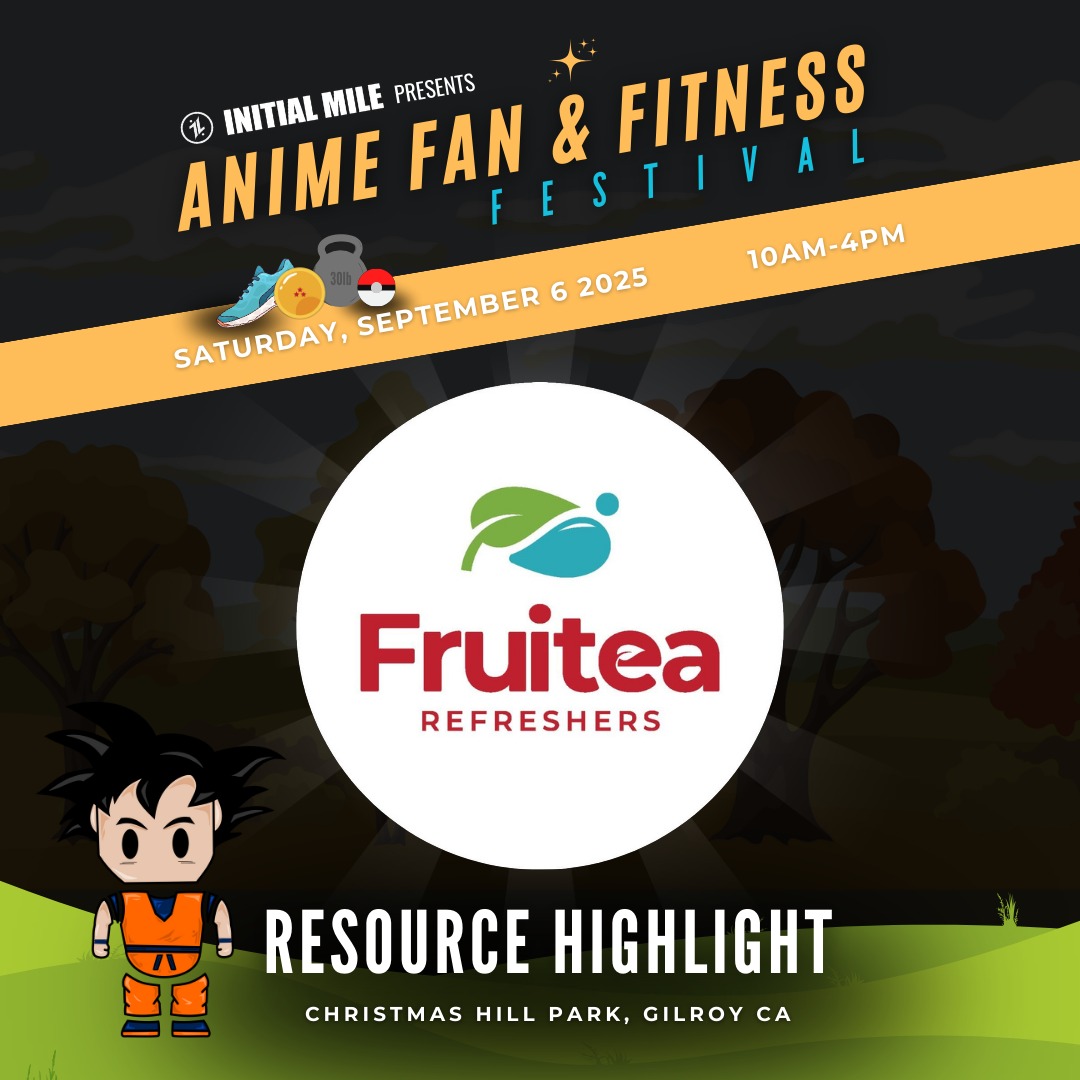 We have a late summer this year so remember to stay hydrated at our event with both water and @fruitea.refreshers ! Check out Fruitea Refreshers at our inaugural Anime Fan and Fitness Festival and try their latest creations to stay cool. #animefanandfitnessfestival #initialmile #adaptevolveascend #animefest #animefans #anime #animelife #fitnessfest #fitnesslifestyle #fitlife #fitnessfest #bayareaevents #gilroy #hydrate #foodvendor #hydration #fruitea #refreshers