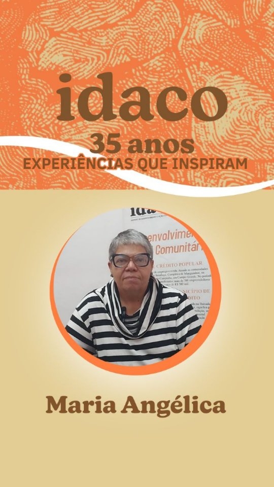 ✨ No IDACO 35: Experiências que Inspiram, conheça histórias que nos motivam todos os dias!
Neste primeiro episódio, a Maria Angélica compartilha suas memórias e aprendizados após 33 anos de dedicação à nossa equipe. 🌿💛
#Idaco #idaco35anos #idaco