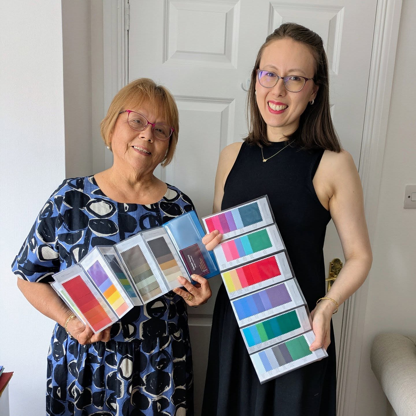 Double the fun, double the radiance ๐โจ
This beautiful mother daughter duo recently came to see me for a joint colour analysis, I loved seeing both of them discover their perfect palette.ย
Whether you come solo, with a loved one or organise a get together where I come to you- it's a perfect way to invest in your confidence and style!
#yourcoloursyourstyleyourstory #radiantlyme #tonalcolouranalysis #colourmebeautiful #motherdaughtertime