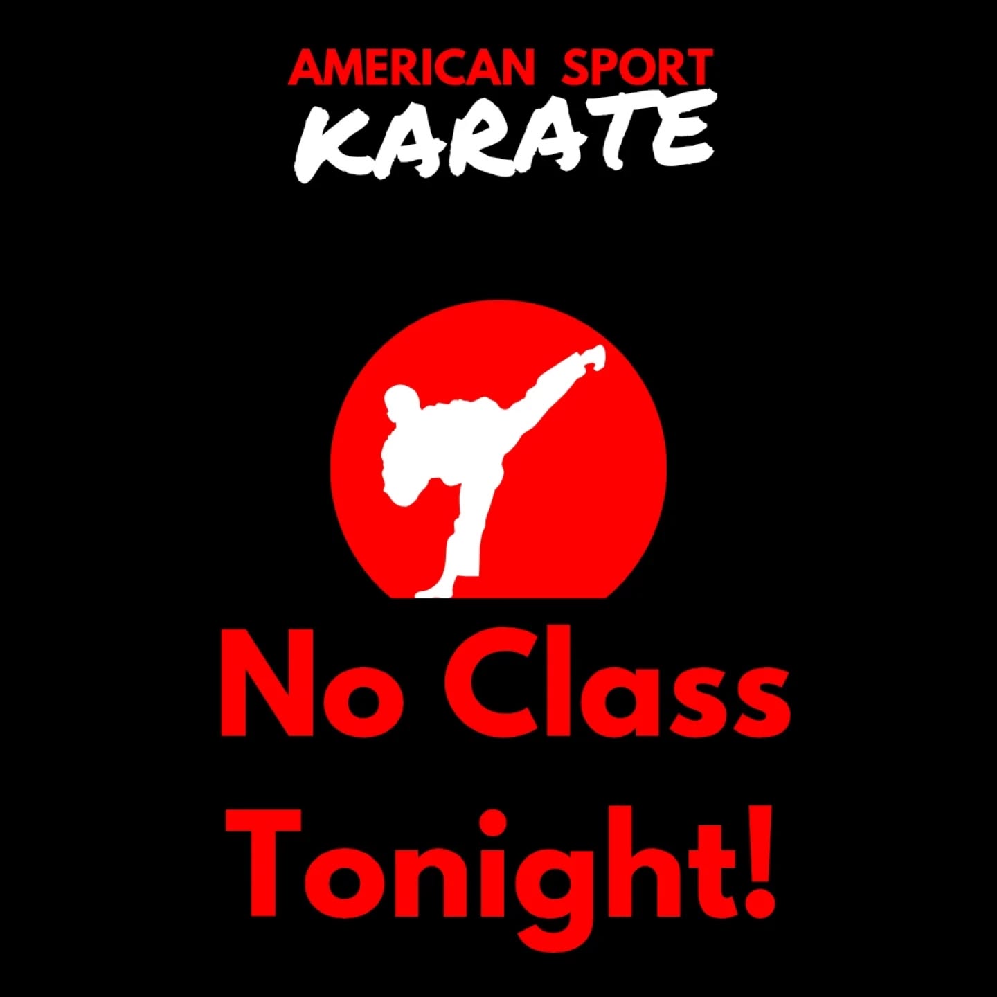 Tonight is our special testing day for a select few of our Juniors students and so there are no classes. Good luck to all testing candidates!!