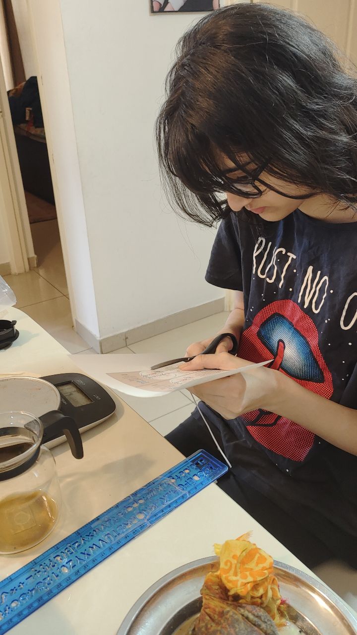 The entire making of our Ancient Hair Revive Oil is an experience in itself!
From the moment amma filtered the slow-brewed herbs, the aroma filled the whole house - earthy, grounding, almost meditative.
Srivalli handled labeling, carefully cutting and sticking labels onto the glass bottles, turning each one into something personal, something made with love. ♥️
This oil is truly nature bottled in a jar. No shortcuts, no fillers, just pure herbs and oils as they were used in ancient times.
The best part? It's always made fresh. Always made with intention. Just a small batch, but made with deep, deep care ♥️
Why it’s special:
✔ Strengthens roots & reduces hair fall
✔ Promotes thick, healthy hair growth
✔ Nourishes scalp & soothes dryness
✔ Adds natural shine without chemicals
Every bottle carries not just ingredients, but memories, tradition, and the promise of healthy hair the natural way. ♥️
With gratitude,
Lakshita Bharath