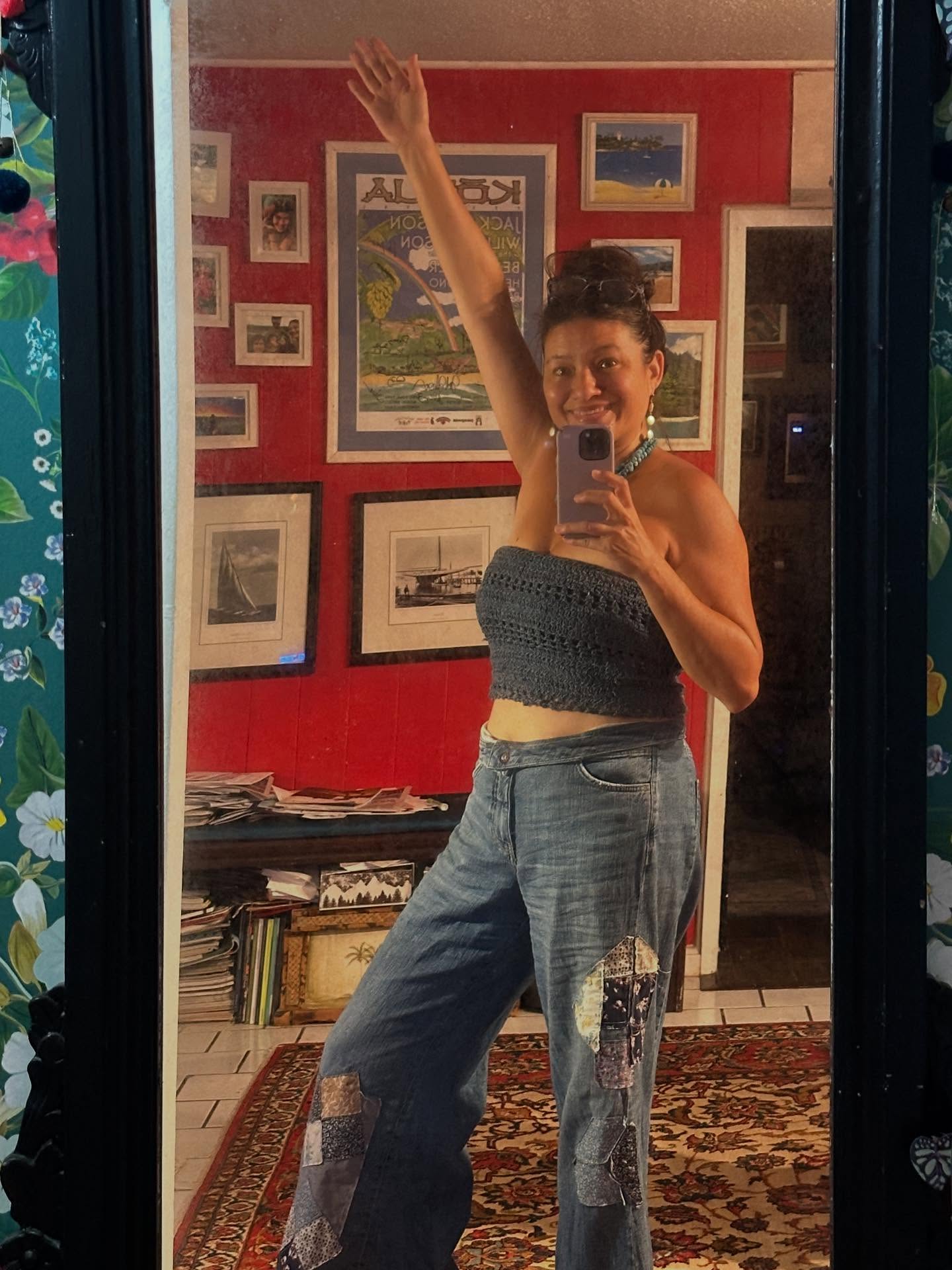 Look I crocheted 🧶 some tops so much fun 🤩 pattern @crochetbyjuliette