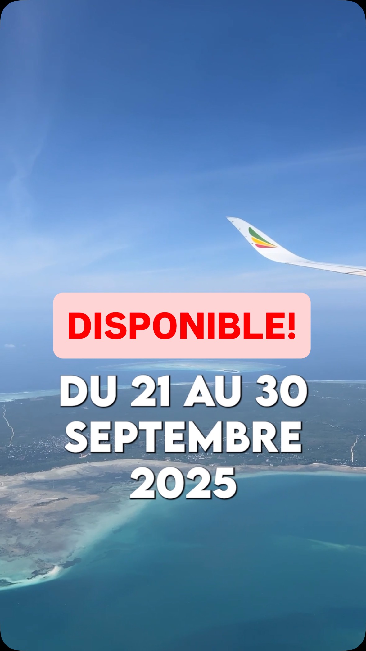 🌴 Dal 21 al 30 settembre, Villa Thamani ti aspetta! 🌴
Scopri Zanzibar nel periodo ideale: un clima spettacolare, acque cristalline e la possibilità di vivere l’autentica essenza dell’isola. 🌊✨
Goditi la magia della villa e del villaggio circostante, un’esperienza unica che renderà il tuo soggiorno indimenticabile. 🏡💫
Tra le gemme più speciali dell’isola, questa è l’occasione perfetta per prenotare la tua vacanza da sogno. ✍️ Scrivici subito per riservare il tuo soggiorno!
#Zanzibar #VillaThamani #VacanzaDaSogno #EsperienzaUnica #Relax #MareCristallino #Autenticità