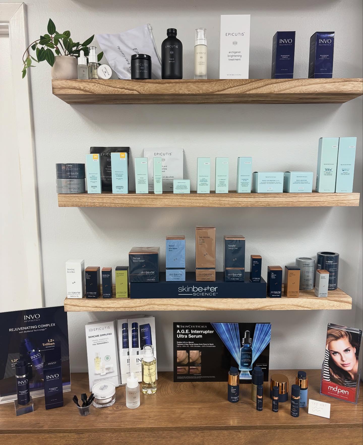 ✨ Skincare That Works, Without the Markup
At Shift Studio Aesthetics, we proudly carry the best in clinical skincare:
🌿 Epicutis – clean, science-backed luxury
💙 SkinBetter Science – award-winning formulas for real results
🖤 SkinCeuticals – dermatologist-favorite antioxidants & serums
💎 INVO Aesthetics – rejuvenating, next-gen skincare
The best part? 💸
Our pricing is always more affordable in-studio than big-box retailers or online shops. Why pay more when you can support local, get expert guidance, and leave glowing?
📍 Stop by Shift Studio to shop smarter + level up your skin game.
#ShiftStudioAesthetics #SkinBetterScience #SkinCeuticals #Epicutis #InvoAesthetics #affordableluxury