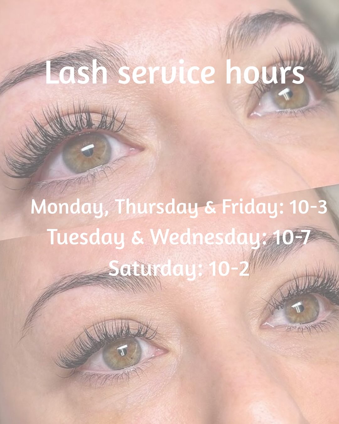Your beauty time is waiting!✨💅🏻 Here’s a reminder of our operating hours! ⏰ Call, text, or dm us to book your appointment today!
#lashes #lashextensions #beauty #brows #loveyourlook