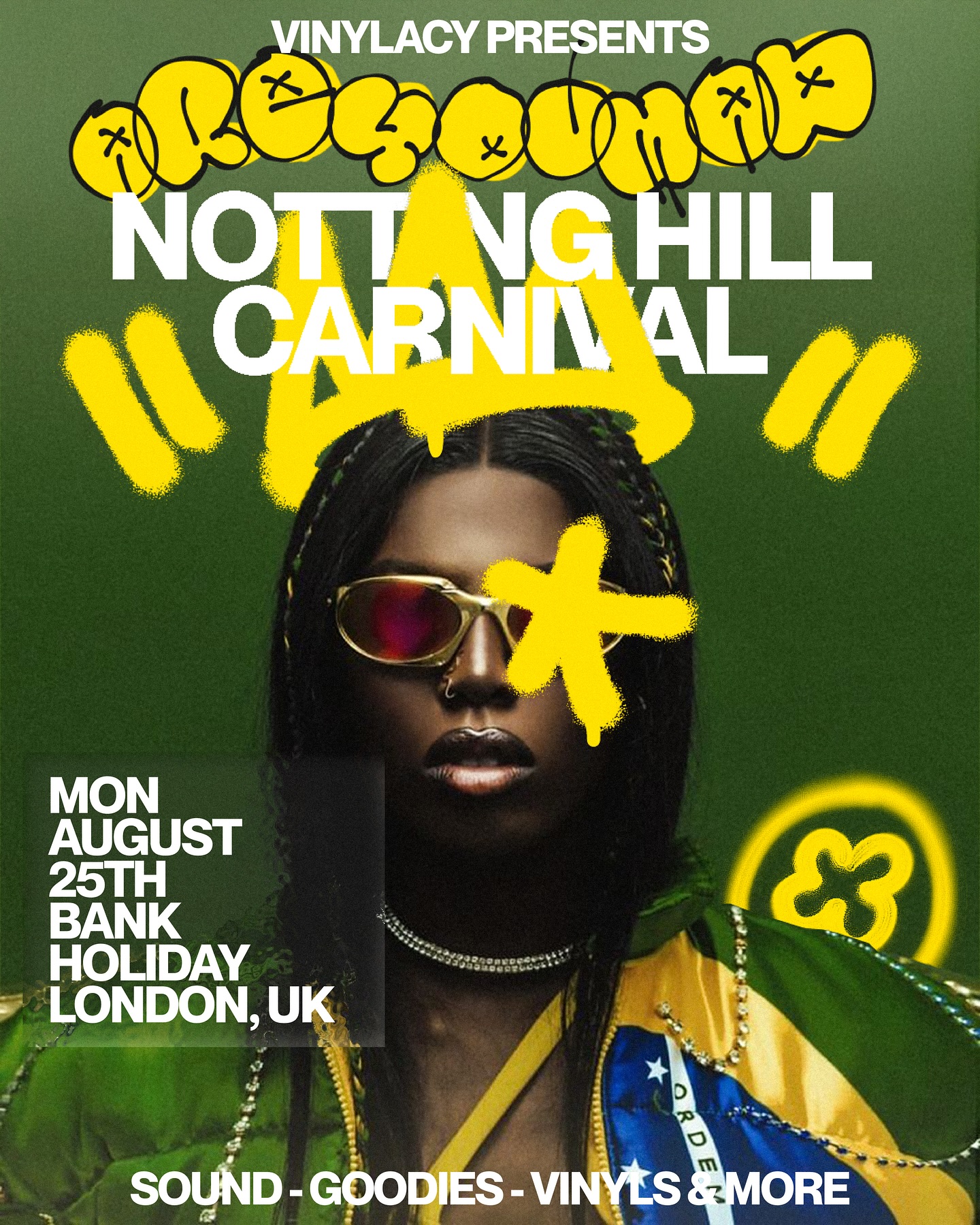 🇬🇧✨ VINYLACY TAKES NOTTING HILL CARNIVAL ✨🇬🇧
We’re outside.
We’re loud.
We’re bringing sound + vinyls + goodies straight to the roads
👀 Catch us on Monday 25th of August (Bank Holiday)
📍 Notting Hill, London, UK.
Samba. Soca. Sound system madness.
ARE YOU MAD?! 🔊💥
Pull up & get blessed.
This is the sign. 🥁🌞
#NottingHillCarnival #Vinylacy