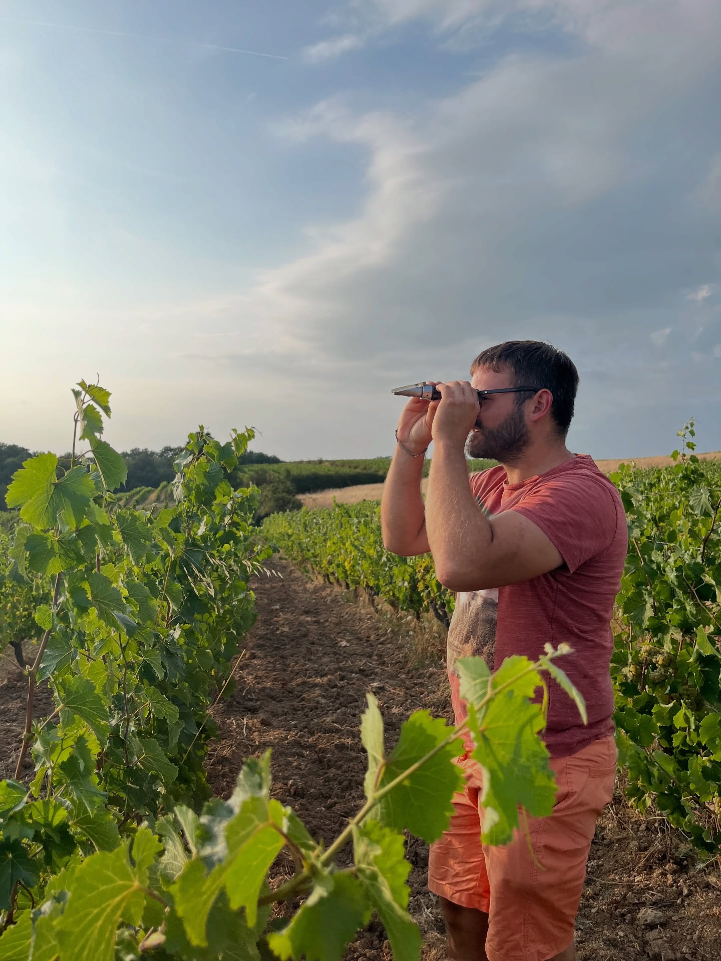 Réfractomètre en main, Matthieu guette le moment parfait. 🍇
Chaque mesure nous rapproche des vendanges… et de ce parfum unique que l’on attend toute l’année.
@domainemariemillasseau
#Vendanges #Anjou #VieDeVigneron #VinDeLoire #Vignoble #Vendanges2025 #AnjouTourisme #Vignes #vindeloire #VignobleAngevin #LoireValley #gitedecharme #winelove #vacancesenfrance