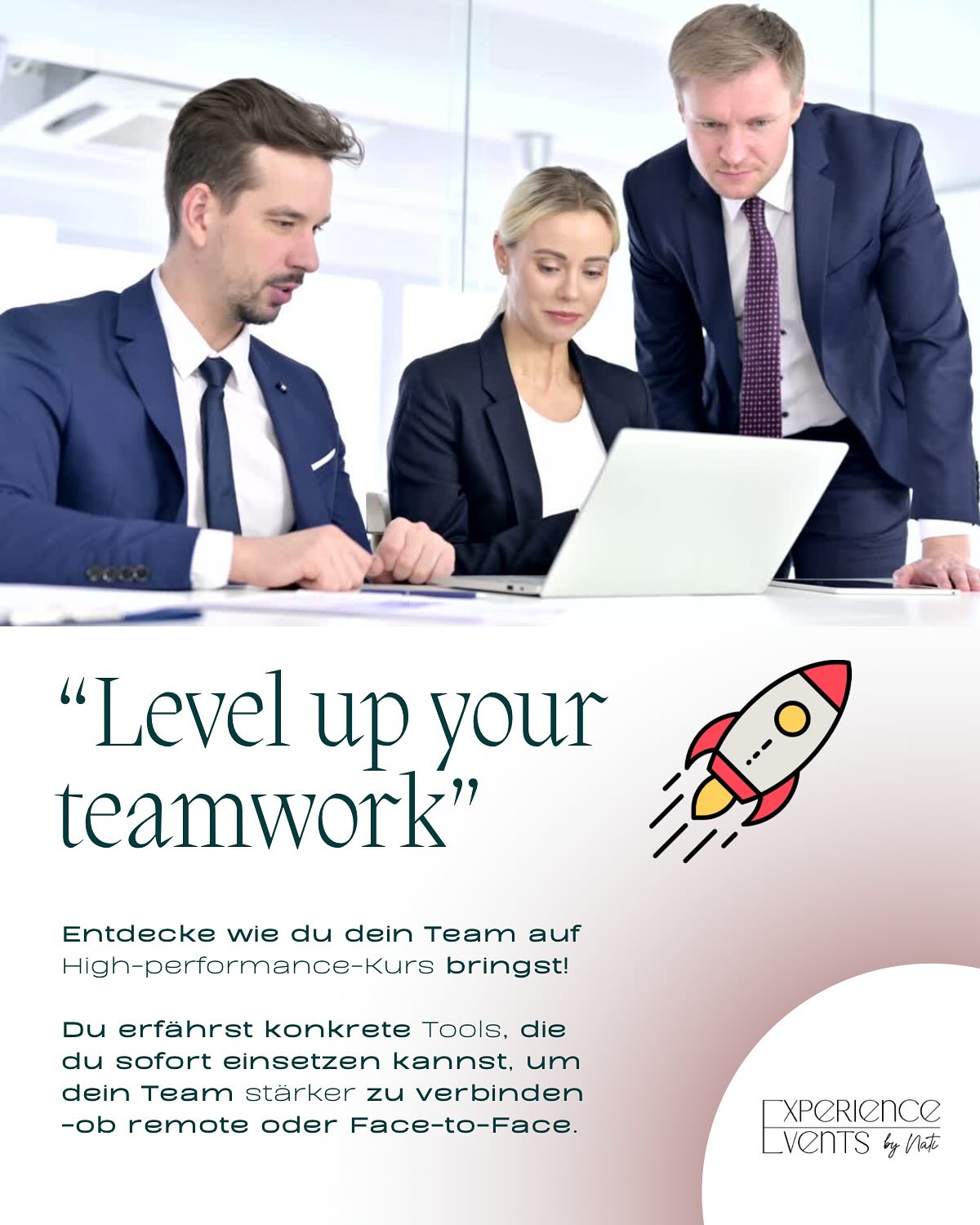 For anyone who is still managing a team rather than leading it to success. Für jeden der noch ein Team managed anstatt es zu führen. Link zur Anmeldung im Kommentar.