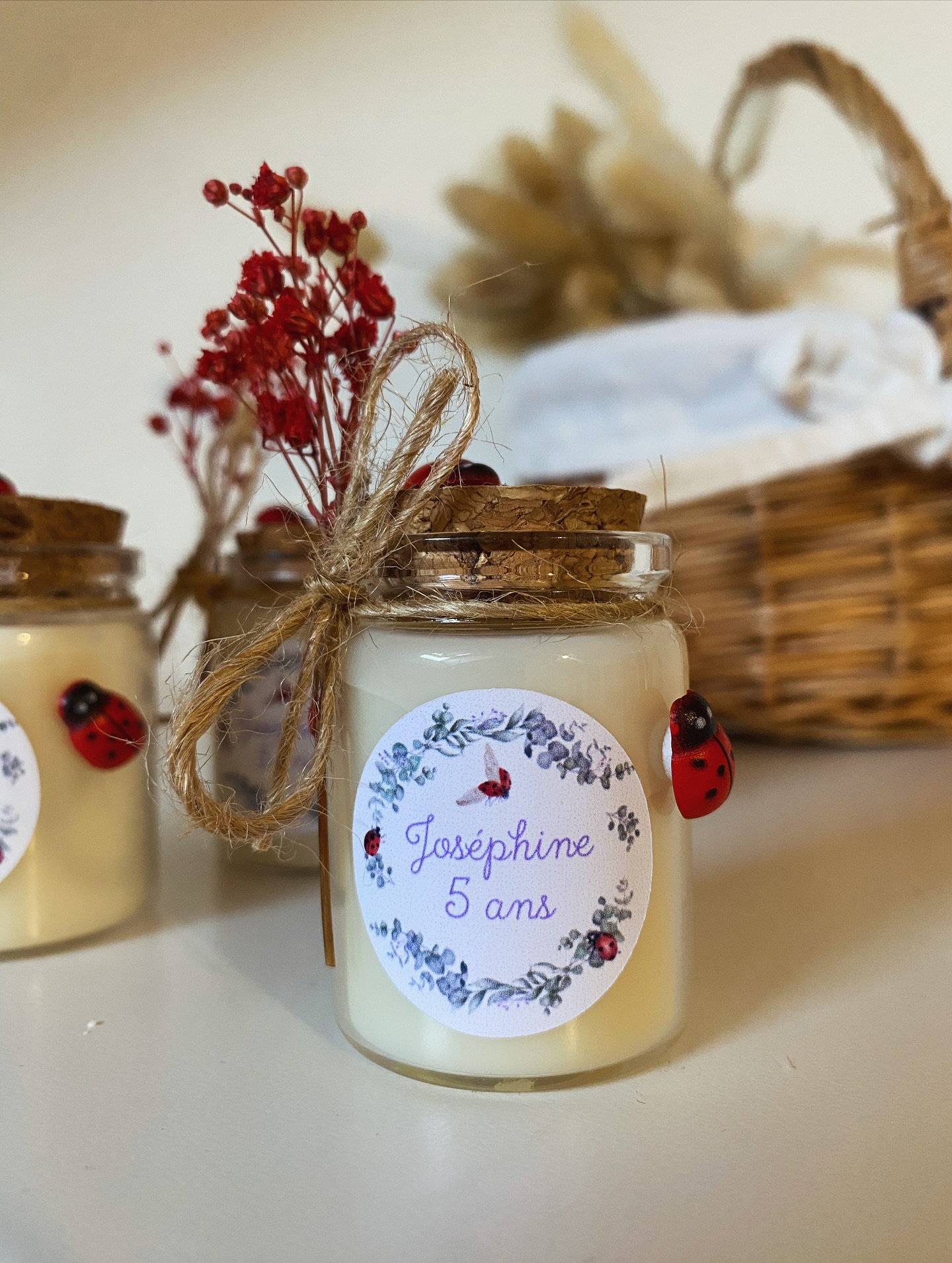 — Fioles d’anniversaire 🌿🐞
Merci à ma cliente de m’avoir de nouveau confié un super projet pour sa fille qui fêtera ses 5 ans ! ✨
L’année dernière nous avions fait de la licorne, cette année on est parti sur les coccinelles et le rendu est juste trop trop chouette. 🫶🏼
Je lui ai également customisé une licorne blanche et dorée que je vous posterai prochainement ! ❤️
#projet #projetfiole #fioles #fiolespersonnalisées #personnalisation #personnalisé #anniversaire #bapteme #mariage #cadeau #cadeauinvité #ideecadeau #ideecadeaupersonnalisé #personnalisationbebe #personnalisationcréative #metz #talange #grandest #moselle