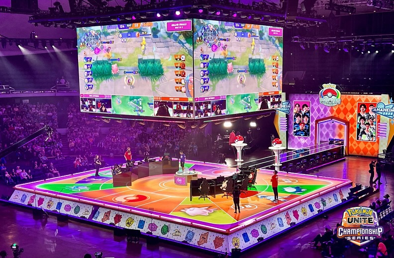The 2025 Pokémon World Championships in Anaheim, Accurate Staging was proud to help bring the competition floor to life with two custom-built stages designed for both spectacle and performance. The Tournament Stage stood at an impressive 212’ wide and finished with a sleek black Marlite facia accented by LED trim for a polished look. Complementing it was the Arena Stage, a 56’ wide sub-stage complete with a black Marlite upstage runway and steps built to house the LED floor by @fusetechnicalgroup To finish the design, the downstage facia was crafted by @matchlessbuilds tying together the full build into an immersive championship experience. From concept to execution, Accurate Staging delivered platforms worthy of the world’s best trainers 🪩🥇🎯