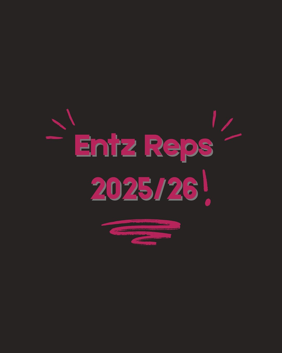 Introducing this year's entz reps! 💙💛