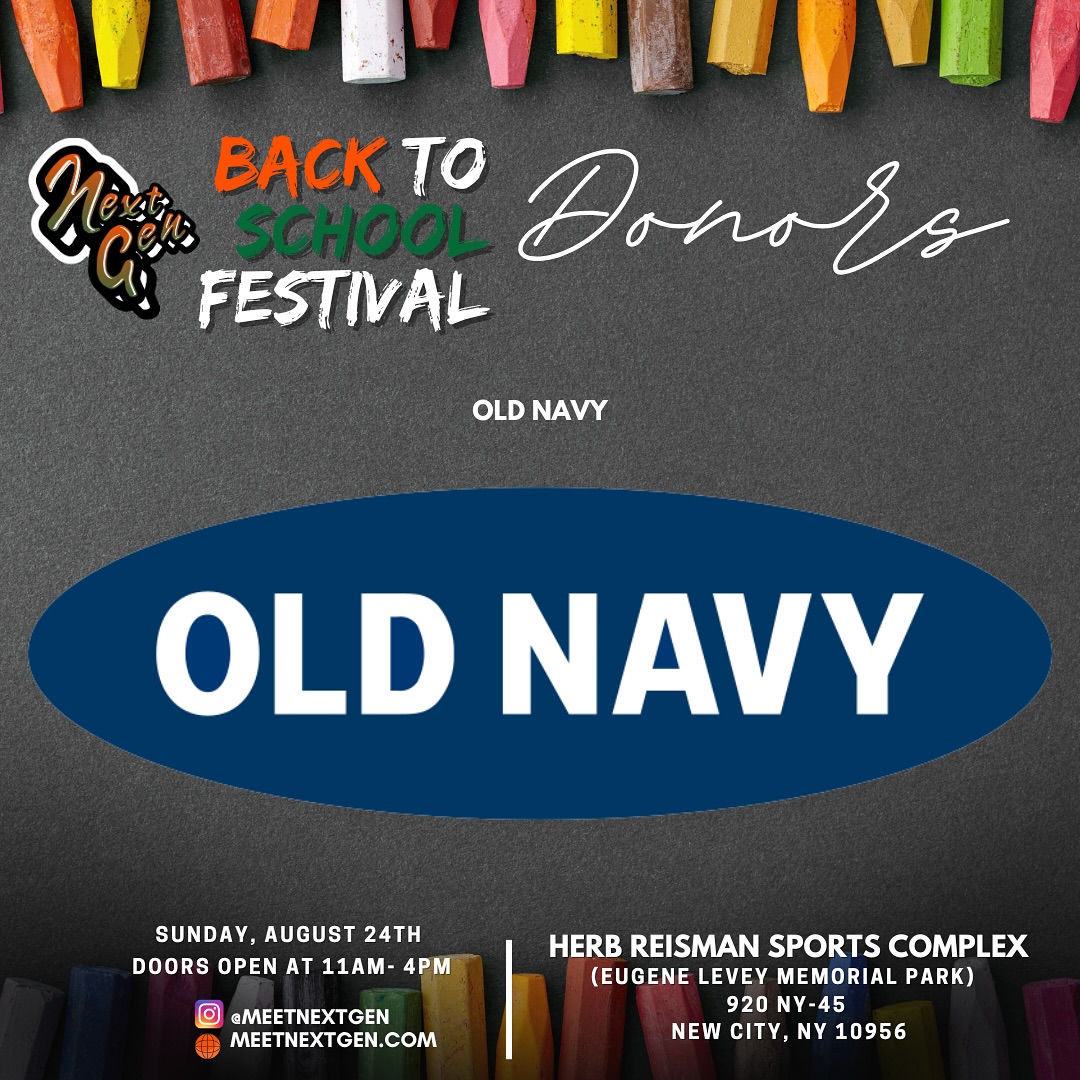 Join us for the Meet Next Gen: Back to School Festival this weekend!
Get ready for an amazing day filled with fun, giveaways, and exciting activities! Bring your family and friends, wear your college gear, and don’t miss out on the basketball tournament, open mic, and more.
🗓 Date: Sunday, August 24th, 2025
🕚 Time: 11AM - 4PM (Rain or Shine)
📍 Location: Herb Reisman Sport Complex (Eugene Levey Park) 420 Route 45, New City, NY 10956
💲 Free Admission!
We can’t wait to see you there! 🎈✨
#BackToSchoolFestival #MeetNextGen #CommunityEvent #FamilyFun #SchoolSpirit