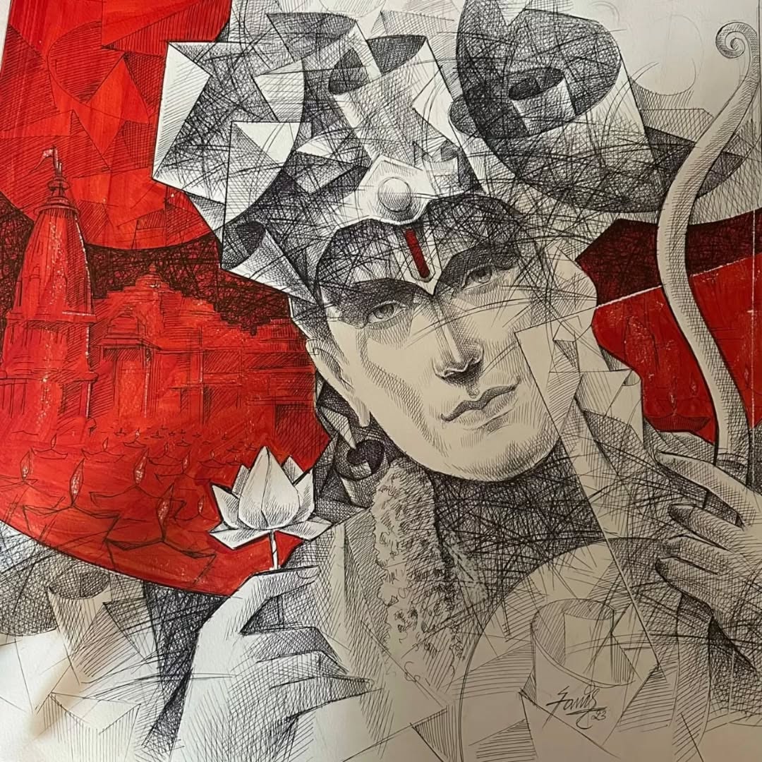 Art Exhibition titled Vividhtao Me Shri Ram organised by Meghvarna Arr Gallery and Department of Culture UP Govt