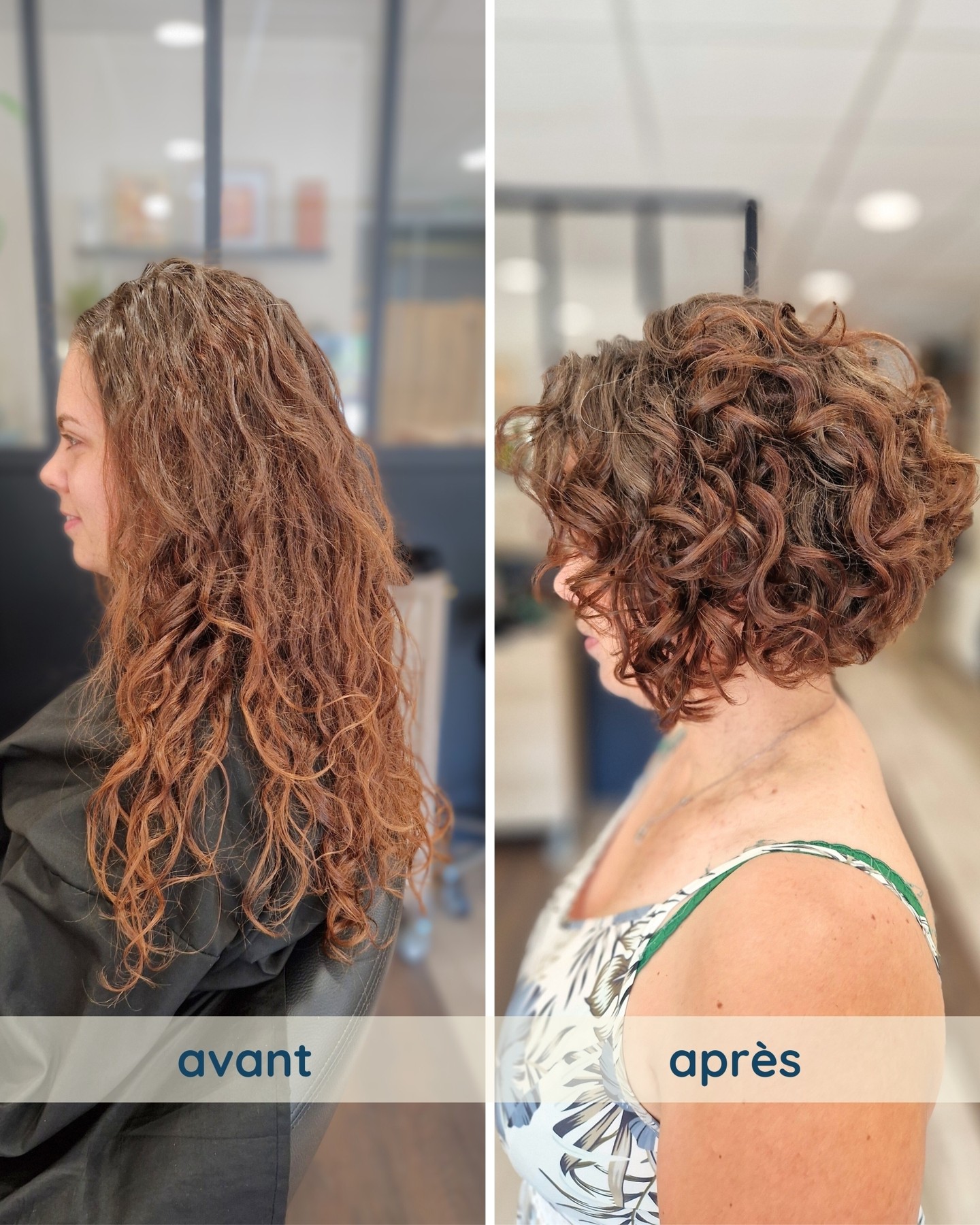 Un grand changement ✂️ !
On dit au revoir à la longueur pour révéler un carré bouclé plein de peps.
Volume, rebond et fraîcheur assurés ✨
Merci @kalepsia.contact pour ta confiance 🫶