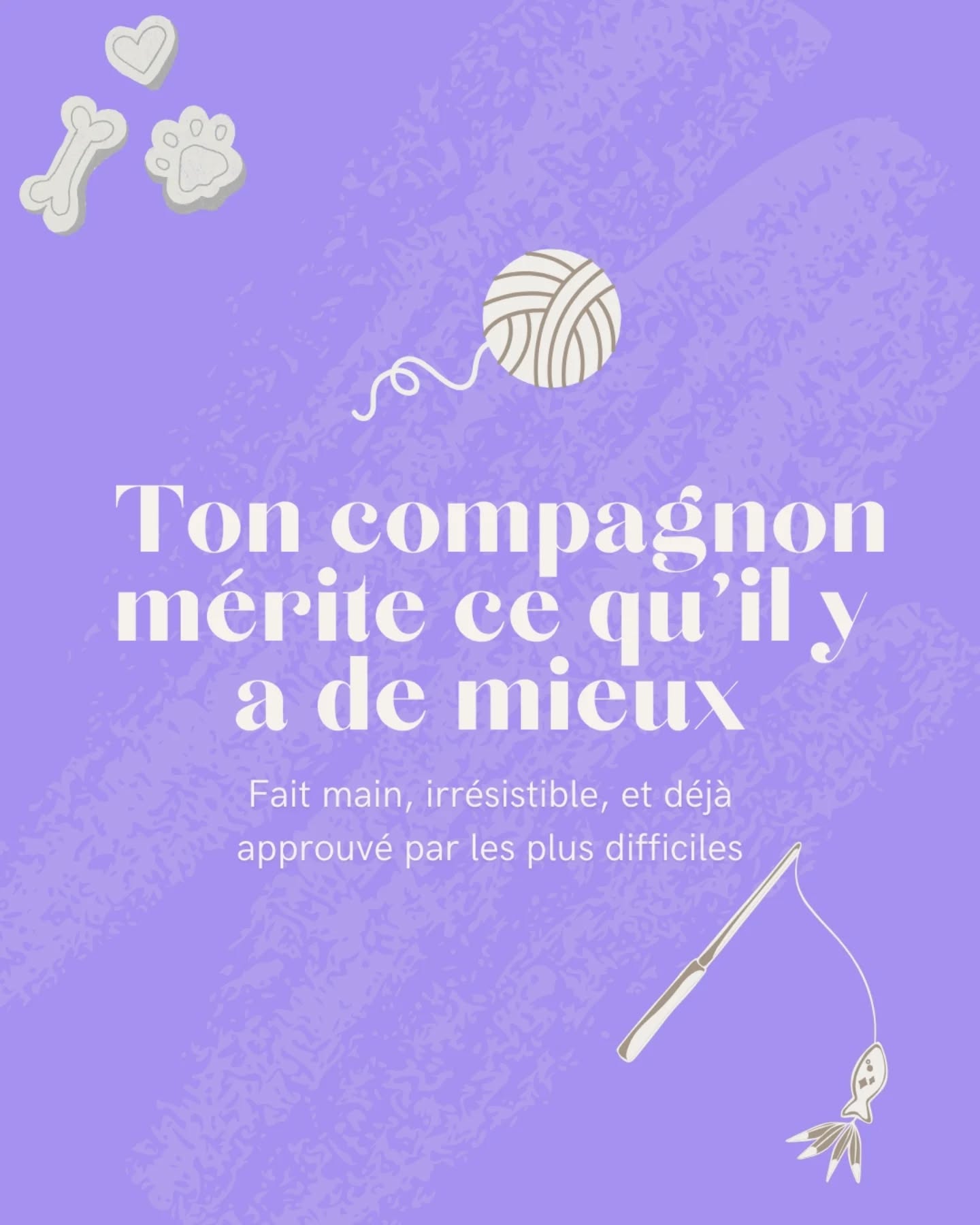 ✨ Ton compagnon mérite ce qu’il y a de mieux… et c’est exactement ce qu’on crée à La Zouzoulerie 🐾
#LaZouzoulerie #doglover #DogFriendly #CatLovers #artisanat #entrepreneurlife #JouetChien #JouetChat #FaitMain #MadeInFrance #Upcycling #animals #CompagnonDeVie