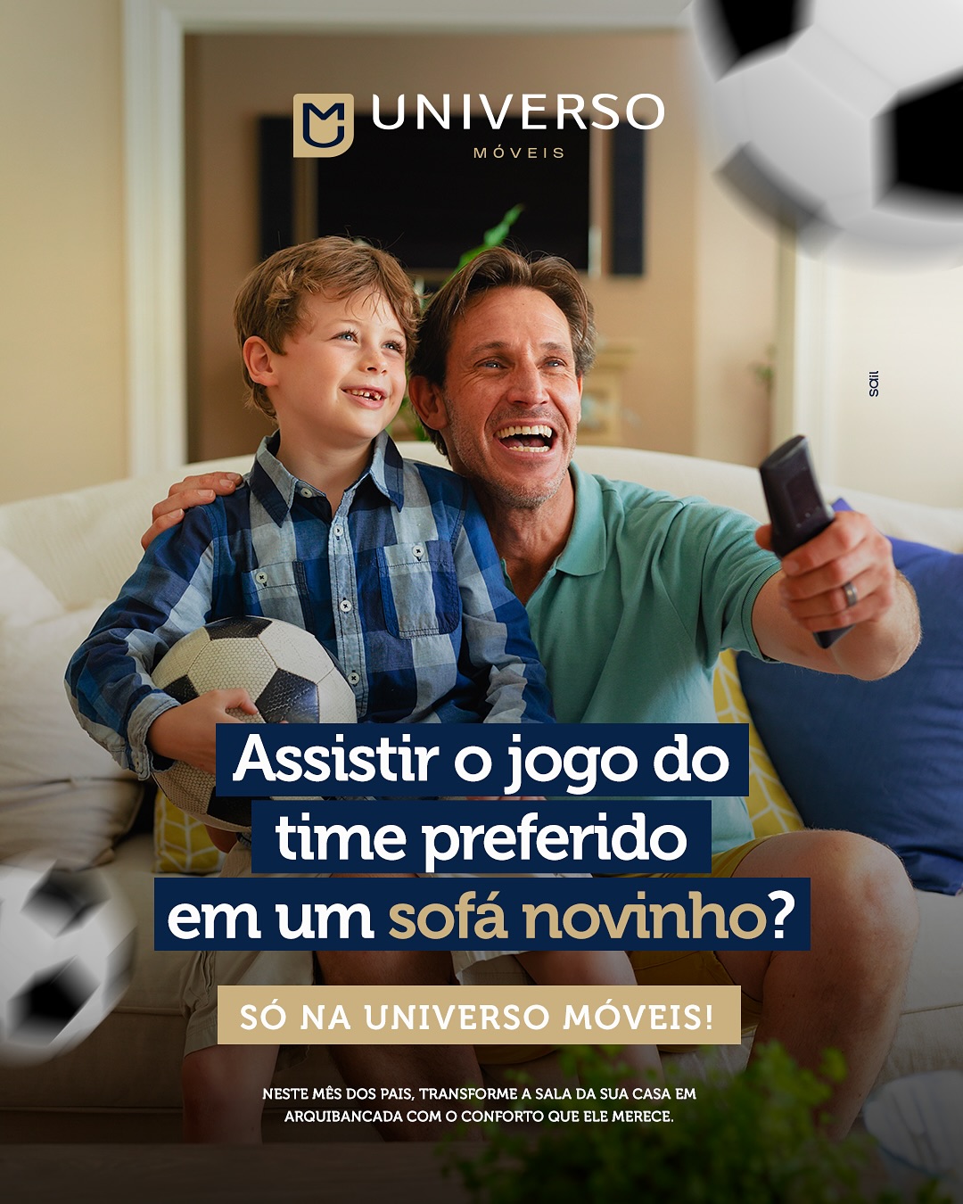 Assistir ao jogo do time em um sofá novinho? Só na Universo Móveis!
Neste Mês dos Pais, transforme a sala em arquibancada com o conforto que ele merece. 🏟️
Conforto de sobra pra torcer junto: sofás espaçosos e macios.
Design + aconchego no mesmo lugar.
Condições especiais: leve agora e pague em até 24 parcelas que cabem no bolso!
📍 Rua Paraná, 3479 – Centro de Cascavel
📲 WhatsApp: (45) 99818-7287
#UniversoMóveis #BomAtendimento #CascavelPR #QualidadeComAtendimento #MóveisComConfiança