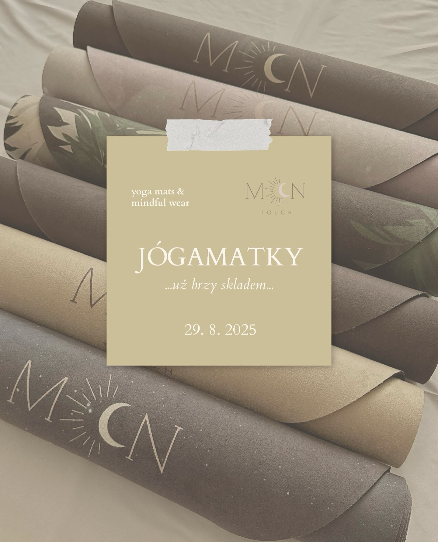 🔔 Pozor, jogíni! Uložte si datum! 🌙
Naše jógové podložky, které jsou nyní na našem webu v předprodeji, budou skladem už za týden!🧘🏻♀️✨
Připravte se na posílení vaší praxe s podložkami, které kombinují komfort a styl.
#Moontouchmatty #jogapodložky #předprodej #joga