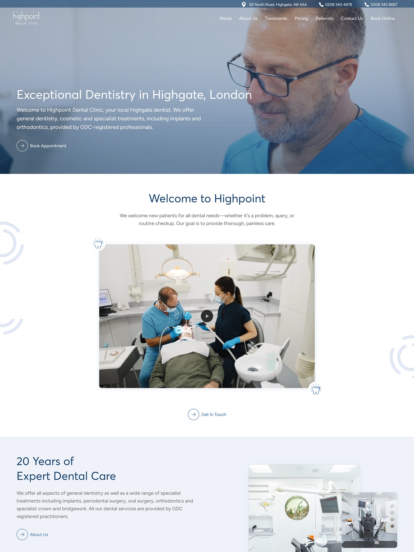New website for @highpointdentist 🦷
✅ Bespoke Website Design
✅ SEO & Connected to Google
✅ Photography & Headshots
✅ Videography
✅ Online Bookings Integration
✅ Patient Referral & Contact Forms
🌐 highpointdentalcare.com
@wixstudio 💫
————
We are the Global Creative Agency you’ve been searching for:
• Web Design
• Branding & Logo Design
• Content Creation
• Social Media & Marketing
• Print Design
We work closely with you to create your vision whilst authentically representing your brand.
Contact enquiries@livxmedia.com, DM us today or check livxmedia.com for our prices and packages.
#webdeveloper #webdesign #graphicdesign #logo #branding #website #newwebsite #websitedesign #wix #shopify #wordpress #websitelaunch #womeninbusiness #londonmarketingagency #designinspo #photographer #dentist #dentalmarketing #dentalwebsites #londondentist #dentistry