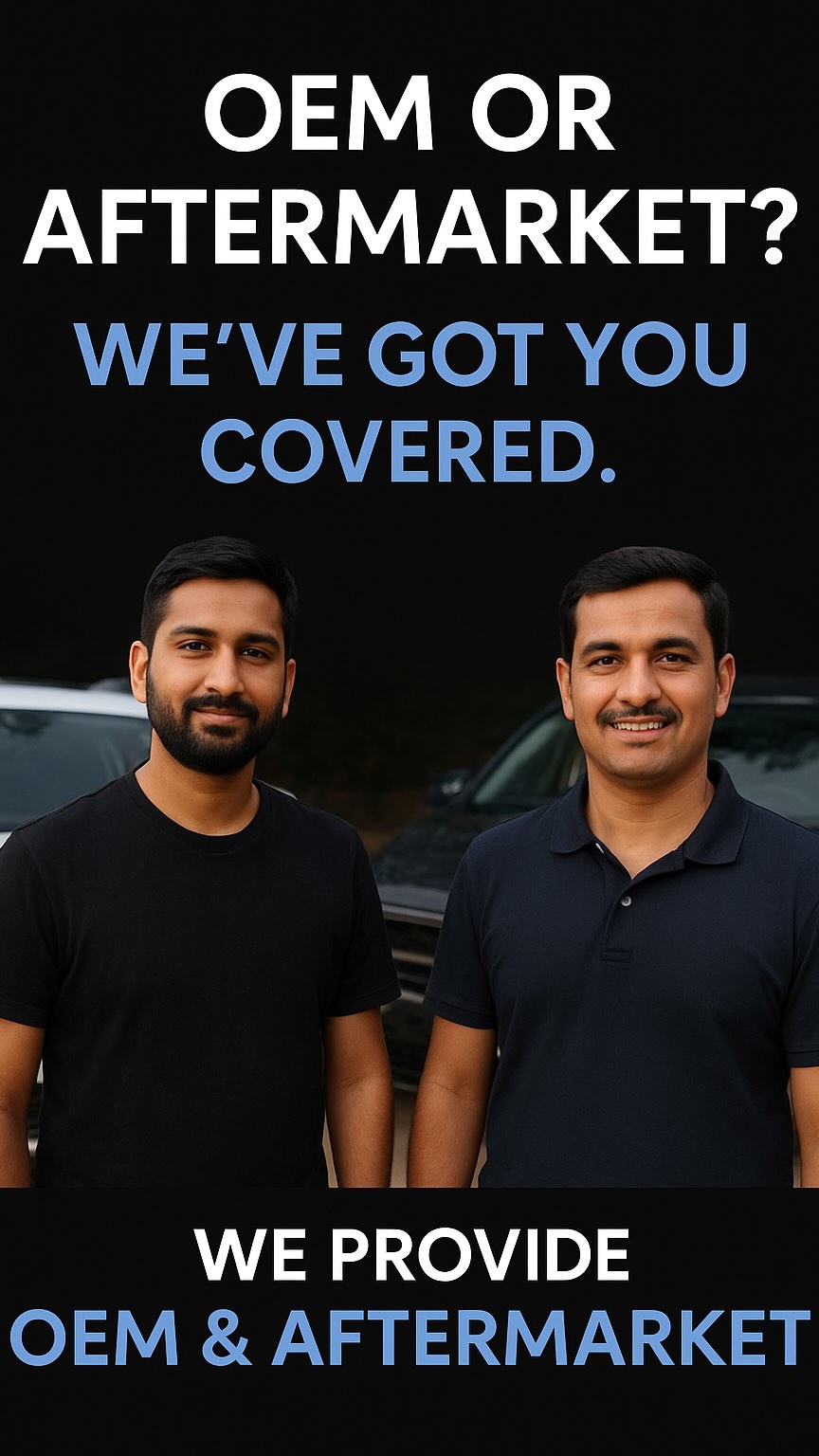 OEM or Aftermarket? We’ve Got You Covered. 🚗✨
Not just parts… we deliver trust, quality & best prices.
✅ 500+ Happy Customers Nationwide
✅ Huge Network of Trusted Dealers
✅ Genuine OEM + Brand New Aftermarket Products
✅ PAN India Delivery at your doorstep
Why settle for less when your car deserves the best? 🛠️
📩 DM us “Parts” to get yours today.
👥 Tag a friend who’s looking for car parts!
#secondhandpartswala #carpartsduniya #oemcarparts #aftermarketparts #indianautomods #carenthusiastindia #carpartsindia #carwala #modifiedcarsindia #autopartsindia #panindiadelivery #instacarsindia #carsofinstagramindia #carreelsindia #automotivereels #carcommunityindia #headlightsindia #conversionkit #carpartsmarket #trustedaautoparts