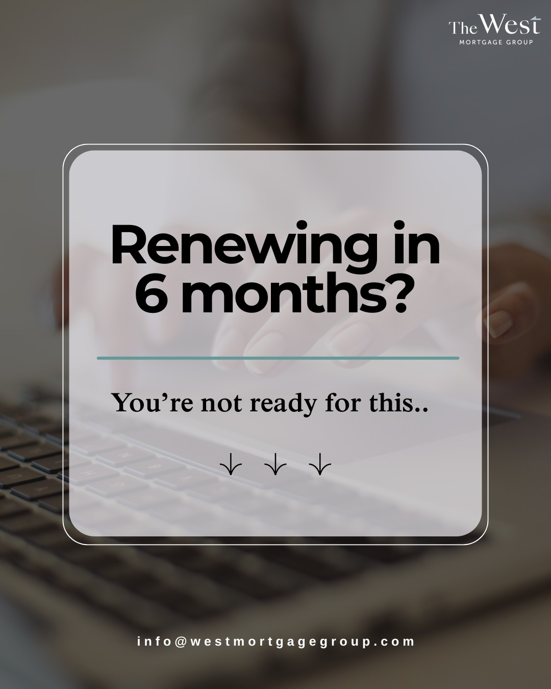 A large wave of mortgages renew through 2025/2026 and many homeowners will see higher payments.
๐ Donโt wait until your renewal notice arrives.
๐ Check your penalty, compare fixed and variable options
๐ See if switching or refinancing saves you money.
Reach out to review your renewal and compare the best options for your budget.
๐ผ๐จ๐ ๐ช๐จ ๐๐ฃ๐ฎ๐ฉ๐๐๐ฃ๐!
The West Mortgage Group
info@westmortgagegroup.com
www.westmortgagegroup.com
#mortgage #finance #vancouver #burnaby #realestate #yvr #vancity #BC #MortgageRenewal #MortgageTips #MyBrokerPro #RateWatch #RealEstateCanada