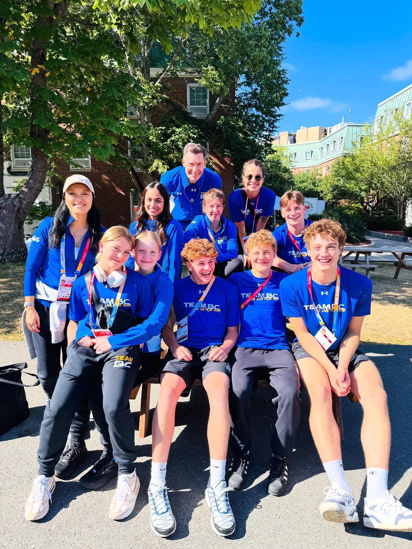 A beautiful capture of our BC Team at the Canada Games Village! šš¤