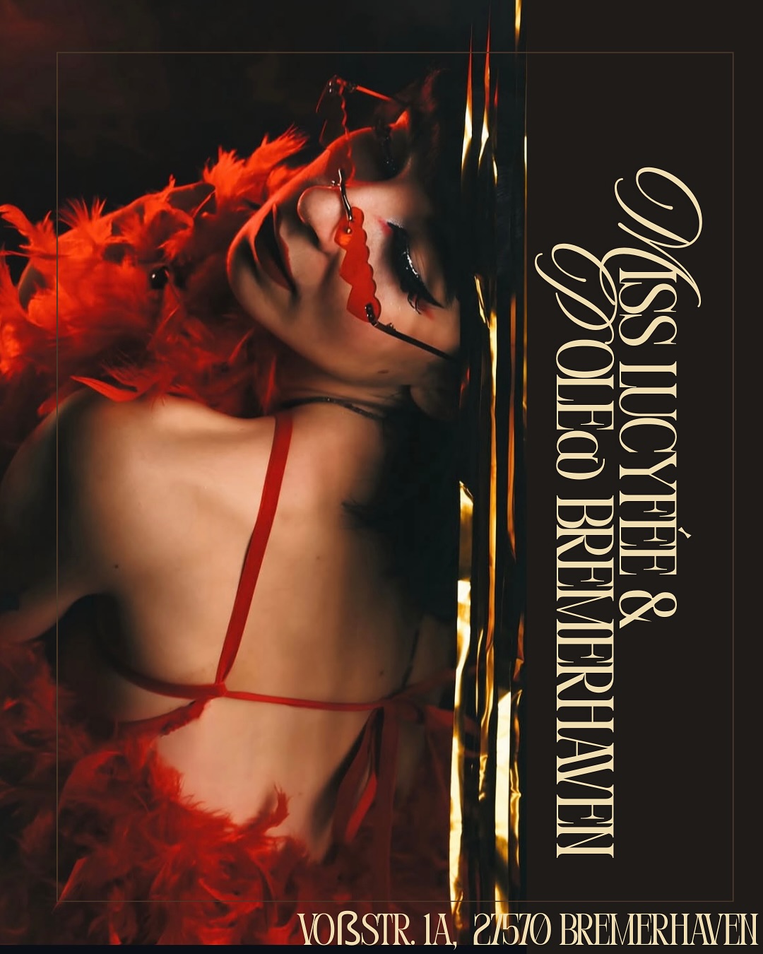 ✨ Save the Date: 13.09.2025 ✨
Miss Lucyfée kommt zu uns ins Pole@ Bremerhaven und bringt jede Menge Glitzer, Glamour & Burlesque-Vibes mit! 🔥
💋 Workshop 1 - Burlesque x Tanz
🕐 11:00-12:30Uhr
💋 Workshop 2 - Burlesque x Pole
🕐 12:45-14:15Uhr
💵 1 Workshop: 45€
💵 Beide Workshops: 80€
✨ Keine Vorerfahrung notwendig!
👠 Heels? Sehr gerne - aber kein Muss
🍸Getränke bitte selbst mitbringen.
📍Die Plätze sind begrenzt, also:
➡️ Meldet euch schnell & verbindlich per DM an!
Wir freuen uns riesig auf euch!
XOXO,
Miss Lucyfée & Pole@ Bremerhaven 💚
#polebremerhaven #burlesqueworkshop #misslucyfée #poleandburlesque #bremerhavenerleben #bremerhavenevents #tanzworkshops #burlesquevibes