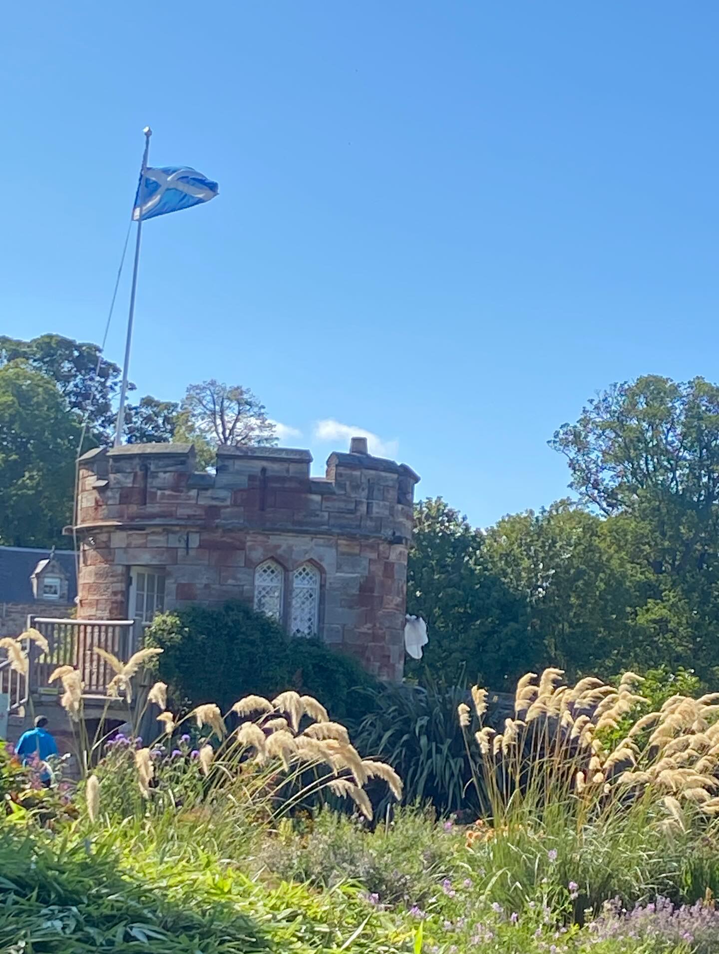 Lowering the flag. Another photo taken recentiy at Dirleton Castle Gardens, East Lothian, Scotland. I think the pampas grass works so well in front of the round tower. The herbaceous borders here are beautiful at this time of year and well worth a visit.
If you’re interested in finding out more about our recent visit to Dirleton Castle Gardens in East Lothian, you might like to check out our latest blogpost ‘Dirleton Castle - a late summer garden with an old-fashioned charm’. Visit us at www.thescottishcountrygarden.com
#gardenblog #garden #thescottishcountrygarden #scottishcountrygarden #gardenbloguk #scottishgardenblog #headgardenersblog #countrygardenblog
#gardenblogger #scottishgarden #scottishgardener #gardenjournal #scottishgardenjournal #gardendiary #gardenersdiary #gardeninscotland
#gardenwriter #ukgarden #gardensofScotland #gardensofgreatbritain #historicenvironmentscotland #dirletoncastle #dirleton #eastlothian #artsandcraftsmovement #victoriangarden