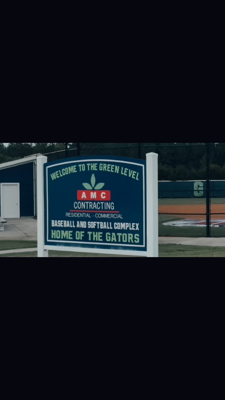 Where Local Business Meets Big League Dreams! #baseball #greenlevelhighschool #softball #contracting #studentsuccess
