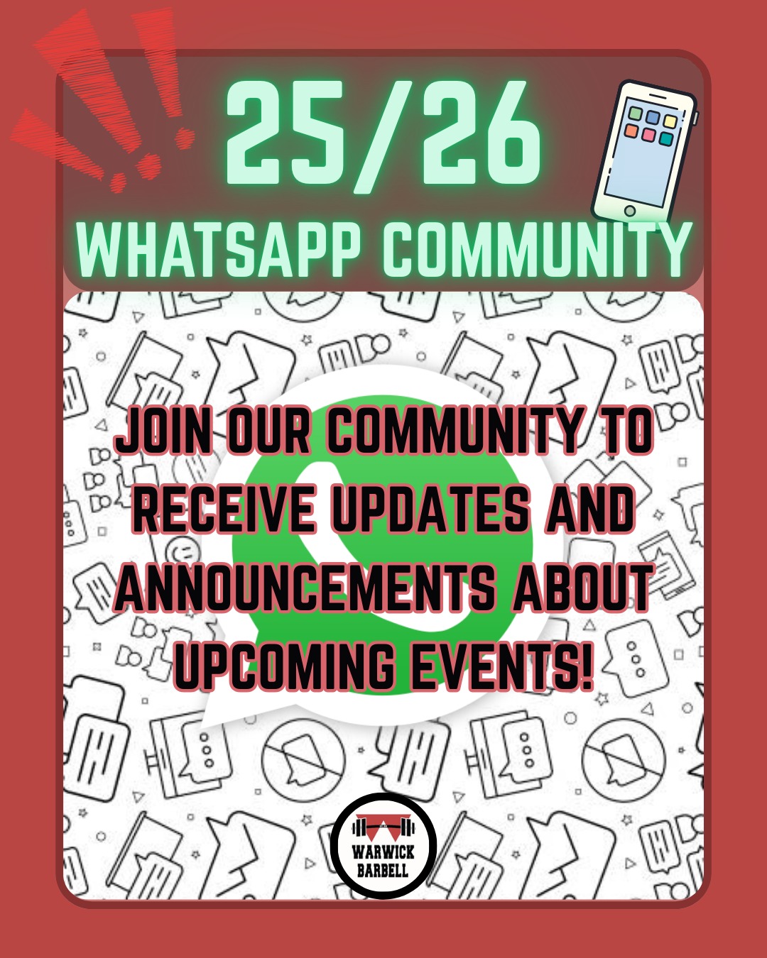 With the start of the new academic year just around the corner we have made a NEW WhatsApp Community for 25/26! Join our community through the link found in our highlights section on our profile!