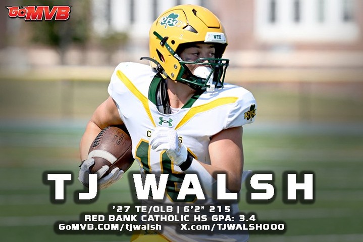 🏈 '27 TE/OLB @tjwalsh000 holds a Duke offer and with several Power Five and FCS programs watching him closely his recruiting momentum is real.
#CollegeFootballRecruiting #HighSchoolFootball #ClassOf2027 #FootballProspect #RecruitingTrail #VarsityFootball #FootballRecruiting #tightend #outsidelinebacker #RedBankCatholic #ncaarecruit #studentathlete