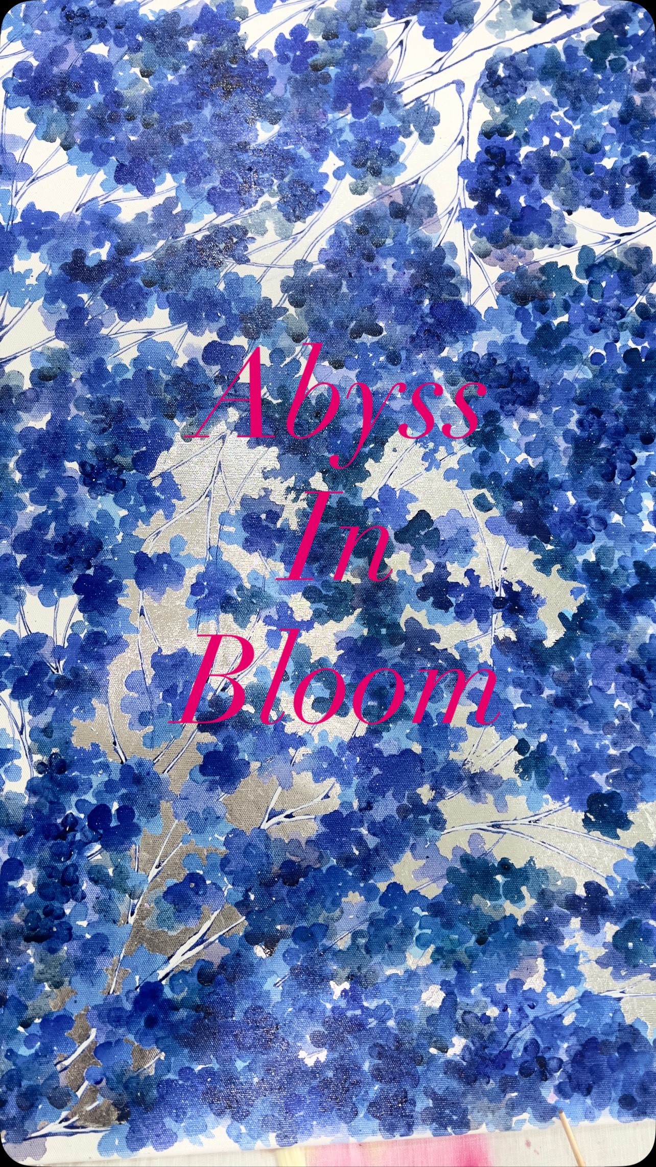 📌New painting
Title: Abyss in Bloom, 2025
Medium: Acrylic and silver leaf on canvas
Size: 48” x 48”
What if the ache never leaves, only learns how to bloom quietly within you, like a wound turned secret garden? Abyss in Bloom is a quiet meditation on contrast, where darkness becomes fertile ground for unseen beauty. In this piece, I guide you through an emotional terrain shaped by restraint, repetition, and silence.
Layered petals press themselves against bare branches, fragile yet unyielding, trembling under the weight of longing, sorrow, and time. Acrylic and silver leaf catch fleeting glimmers of light like shards of hope, while matte pigments swallow everything else, heavy and mute. Each stroke is confession. Each layer, a soft scream, a devotion, a ritual of survival. Repetition is obsession, repetition is survival, repetition is how we endure when words fail.
The petals are built deliberately, never scattered, like fragments of heart pieced together from loss. The branches rise like veins stripped bare yet stubbornly holding everything like holding memory, holding grief, holding life itself. Pain is palpable here. Tenderness survives in the cracks. The palette used such as Prussian Blue, Ultramarine, Violet, Terre Rouge, soft black, pale whites, glints of silver pulls you deep into a quiet storm, a suspended space where sorrow and beauty collide and fuse.
Abyss in Bloom is an invitation to linger in the unresolved, to sit with the ache until it blooms quietly, beautifully, almost dangerously within you. Even from the abyss, light can flicker. Even from grief, life can unfurl. Even in silence, something fierce and trembling can grow.
#ContemporaryPainting #AbstractArt #DuraKiHana
#AcrylicPainting #LayeredArt #EmotiveArt #EmergingArtist #GalleryArt #ArtCurators #FineArtCollectors #AbyssInBloom #organicabstraction