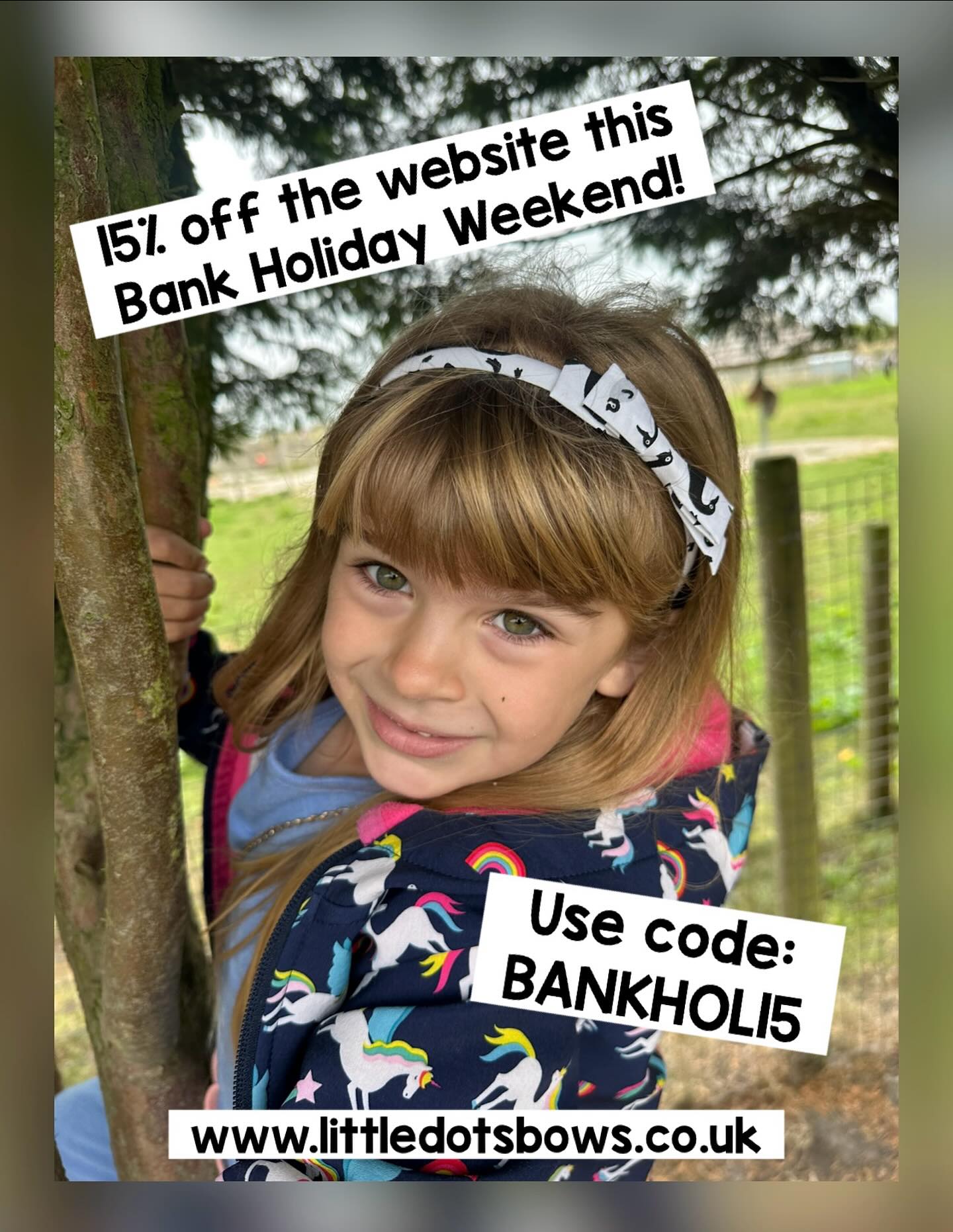 Bank Holiday Discount Code 😎😘
Thankyou for following, supporting, liking, sharing, ordering and commenting. You’re all wonderful 💞
#smallbusiness #handmade #hairaccesories #bow #bows #littledotsbows
