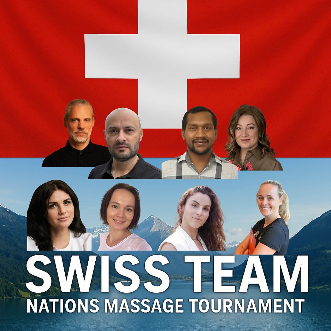 Fier et honoré de représenter la Suisse 🇨🇭 au Tournoi des Nations Massage 2025, aux côtés de cette équipe incroyable.
Une belle aventure commence, pleine de passion et de partage ✨
Notre équipe 2025 :
👩💼 Team leader : @catherine_cerezo_official
🤲 En catégorie Wellness en 4 mains : @oceane_le_mehaute et @john.philip.world.massage
💪 En catégorie Sport massage : @mod_massagefribourg
🌏 En catégorie Asian tradition : @ayawellness_ch
💄 En Freestyle Beauty : @tatiana.obrc
🪷 En Ayurvédique : massages____ayurvediques
⚖️ Notre juge officielle : @swiss_massage_championship
Organisé par @artisevents8 #swissteam #tournoidesnations2025 #switzerland #teamswitzerland #massagesuisse #thérapiesuisse #massagetherapiesuisse #swissmassage #suissebienêtre #massagegeneve #massagelausanne #massagezurich