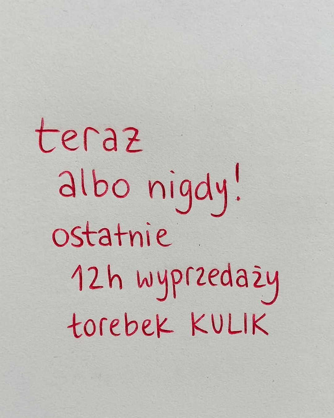 Teraz! Albo nigdy :( ostatni dzień, nie przegap :))🐦⬛ do 20% off