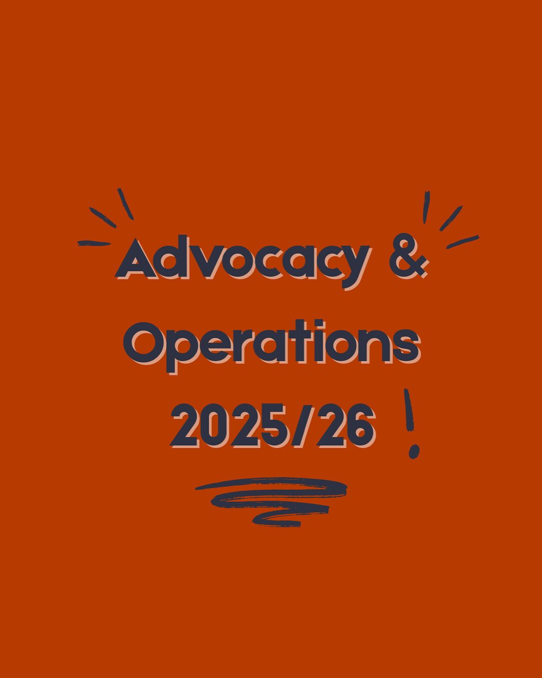 Meet this year's advocacy reps and operations group! 💙💛