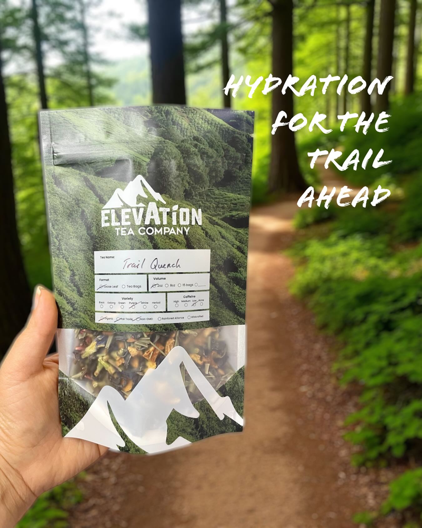 When the trail stretches on and your spirit is in motion, Trail Quench offers a bright, hydrating pause. This refreshing botanical blend is crafted for movement.
🍃organic
#hibiscustea #purpletea #butterflypea #hydration #herbaltea #herbalteas