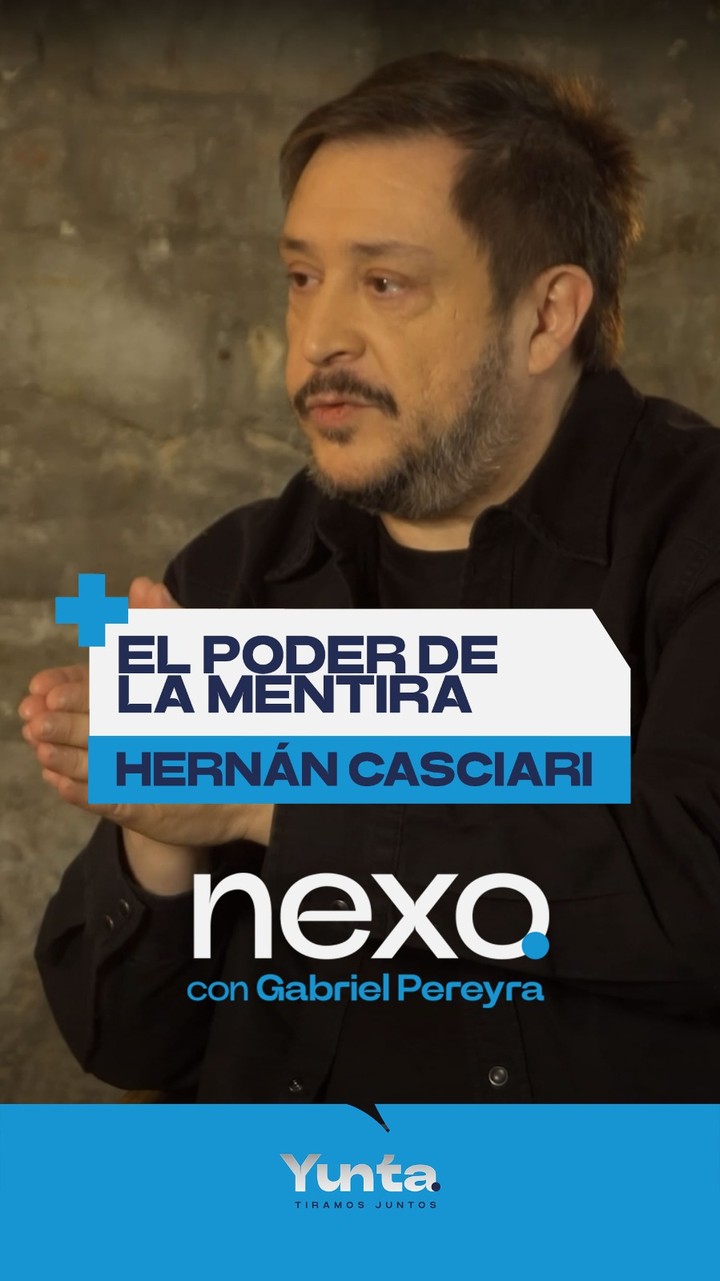 Hernán Casciari y la mentira.
Mirá el último Nexo en Yunta.
📌 Miralo completo en nuestro canal de YouTube → link en bio