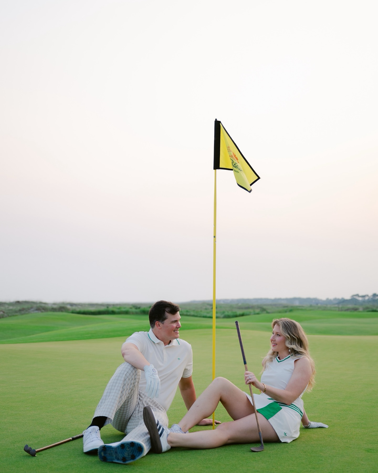Finally catching up and sharing the most fun engagement session with Lauren and Nick shot at The Ocean Course earlier this summer. In love with the vintage Adidas outfits Lauren pulled together for this fun, sweet concept! Congrats again, you two!