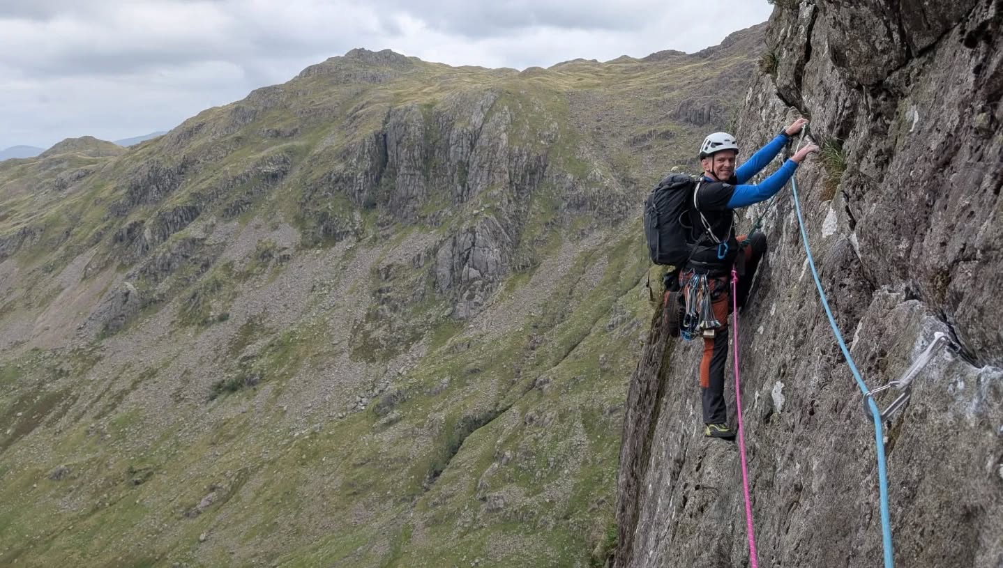 Probably the most photographed pitch in the Lakes, but hey, what a route. Amazing time spent climbing and bivvying in Combe Ghyll, such a special place