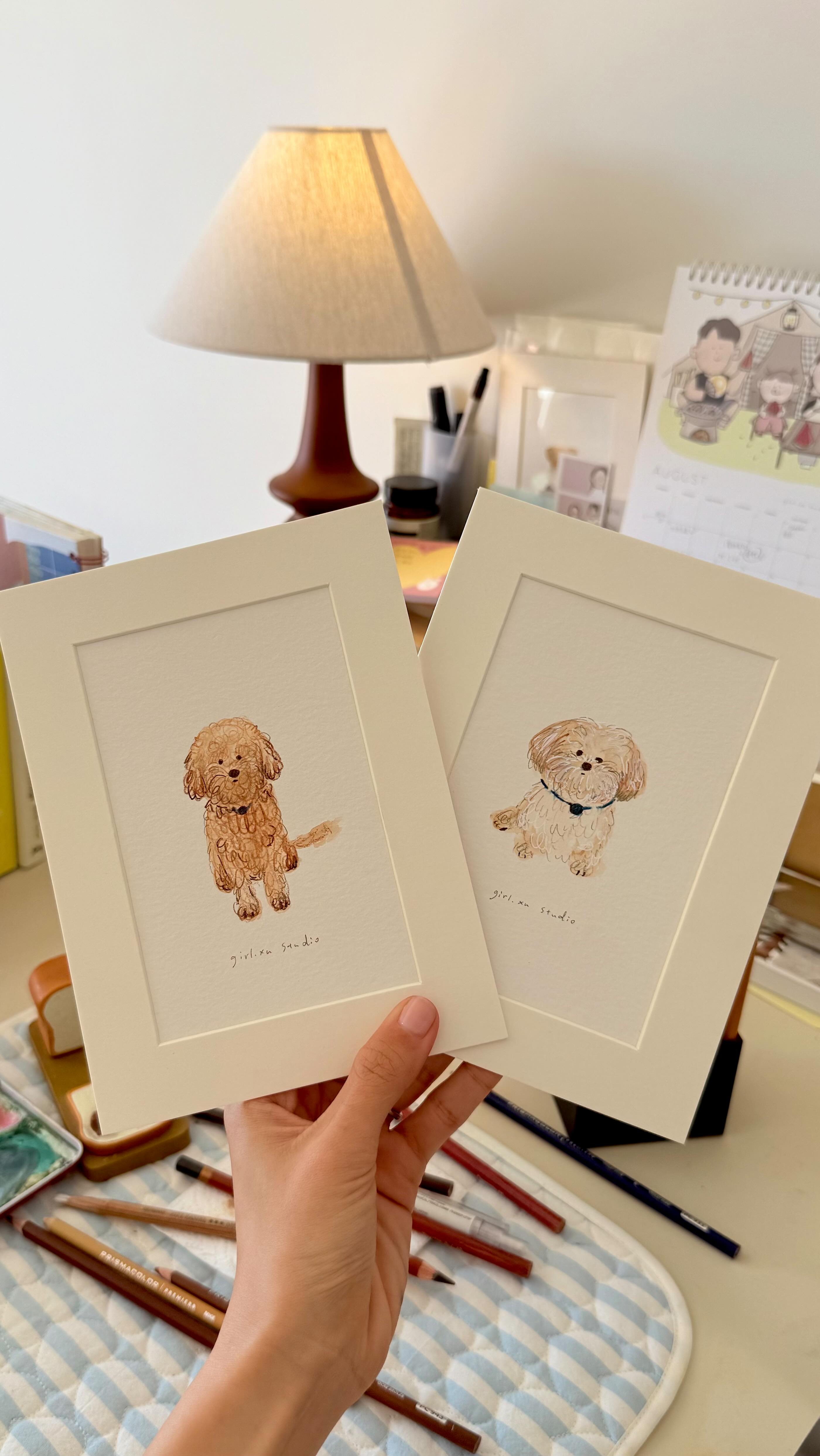 Today we painted Phoebe and Elmo
#illustration #drawing #dog #插画 #귀엽다