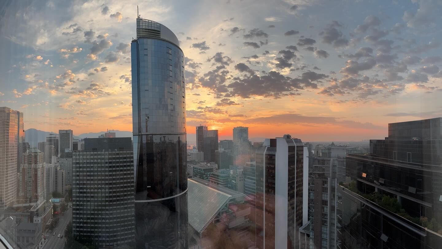 The city meets the sky in silence. Vancouver reminds us that even where steel and glass rise tall, the horizon still belongs to the sun. A moment like this whispers: life is both fleeting and infinite—always moving, always becoming.