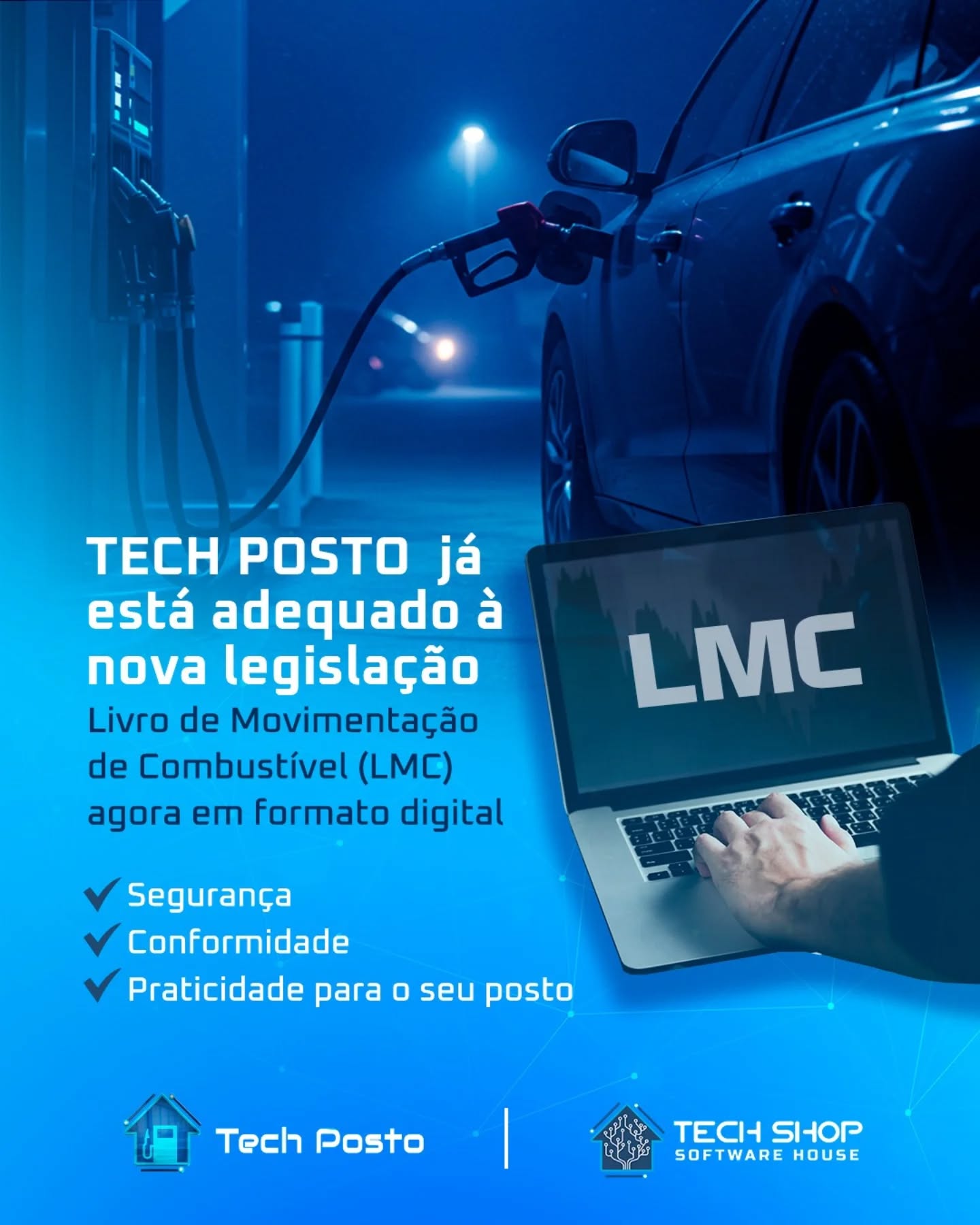 Sempre à frente da legislação.⛽🎯
Com a publicação do novo decreto (19/08/2025), o Livro de Movimentação de Combustível (LMC) passa a ser autorizado também em formato digital.
E a TECH POSTO já estava 100% adequado à nova legislação, garantindo:
✅ Conformidade legal
✅ Segurança no registro das movimentações
✅ Mais praticidade e eficiência no dia a dia do seu posto
✨ Tecnologia que acompanha as mudanças e impulsiona os resultados do seu negócio.
#TechShop #TechPosto #Inovação #GestãoDePostos #LMC #LivroDigital #Eficiência