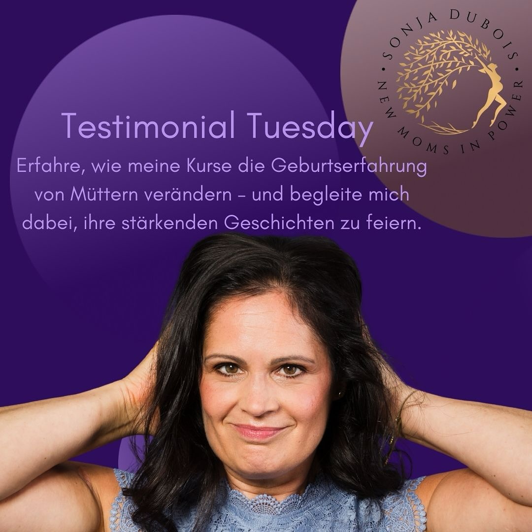 Testimonial Tuesday Worte wie diese berühren mich zutiefst.
Nicht, weil sie über mich sprechen –
sondern weil sie zeigen, was möglich ist,
wenn eine Frau wieder an sich glaubt.
Heilung beginnt dort, wo Vertrauen wachsen darf. 💛 Willst du wissen, wie deine Geburt heilsam werden kann?
Kommentiere mit „Heilung“