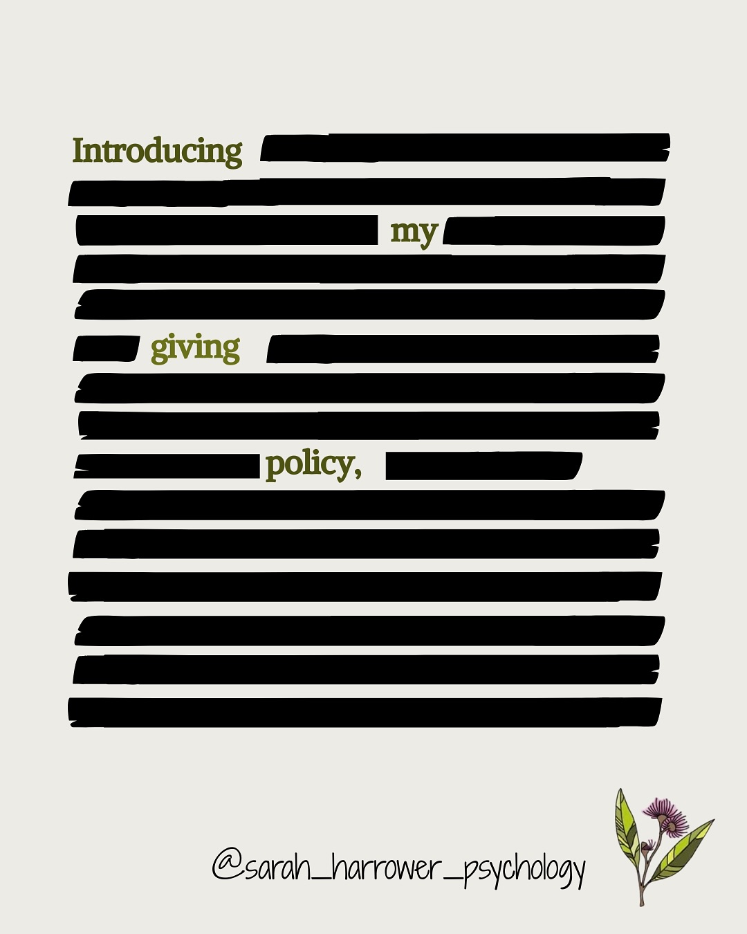 I’ve recently created a Giving Policy for my business.
Every quarter, I’ll be donating a portion of my business profits to a charity, community initiative, or mutual aid project that reflects my values. Causes may include: First Nations justice, perinatal mental health, disability and neurodiversity rights, gender diversity and LGBTQIA+ communities, and collective care.
I’ll share each quarter’s chosen recipient here, because transparency and community accountability matter.
✨ You can read the full Giving Policy on my website
For July - Sept 2025 I have chosen to donate to @appetite_for_change_project (permission received to share) 🫶
I’m really excited to see Lumen’s work in a field that has been, and sometimes continues to, perpetuate harm and trauma towards community. Lumen has shared the projects values on their website and I highly recommend checking it out and even better, attending and learning!
Www.appetiteforchangeproject.com