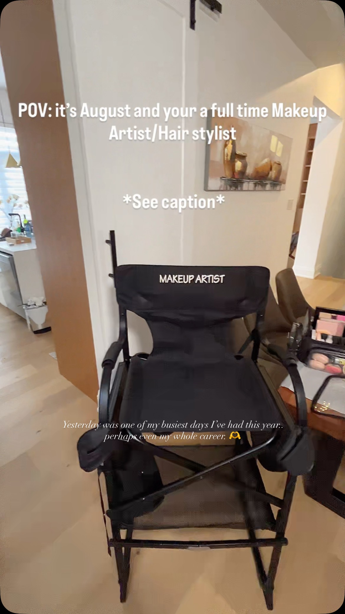 Yesterday was one of my busiest days I’ve had this year.. perhaps even my whole career. 🫶
I am Grateful 💛
3 bookings in one day, 2 of which were weddings. 17 services in total, averaging 1hr per service. I completed 9 myself (my personal high) with my 2 amazing artists completing the other 8.
Wake up time, 4:25am - break time was the 30min drive between bookings - and home for 4:30pm.
That’s go time, on our feet doing services from start to end while getting to know each client. There is no such thing as a “coffee break” in our line of work. Unless you finish your service early, that’s the time you’ll have for your coffee break. We have to have clients ready by time A 💪 and naturally, on high crunch times, sometimes things fall off schedule or last minute hiccups happen that we have to navigate.
We sometimes miss our own weekend family events bc of our work schedule and what it takes to recharge our batteries, but when we see how freaking happy and beautiful everyone looks at the end on such a special occasion, plus the sincere thank you’s we get 🥹… well a good chunk of that certainly makes up for it and fills our cup full 🙌.
It’s also time to deep clean the kit and these 75 brushes (literally) bc they don’t clean themselves although, I SOO wish they did!!! 🤭🧼 c’mon technology - someone figure that out ASAP!
Pardon me 🤓 while I decompress & rejuvenate for my next beautiful clients🙏✨
#lifeofamakeupartist #pov #makeupartistlife
#makeupartist #mualife #dayinalife #weddingday #weddingvender #torontomakeupartist #travelmakeupartist #softglam #bridalmakeup #weddings #engagement