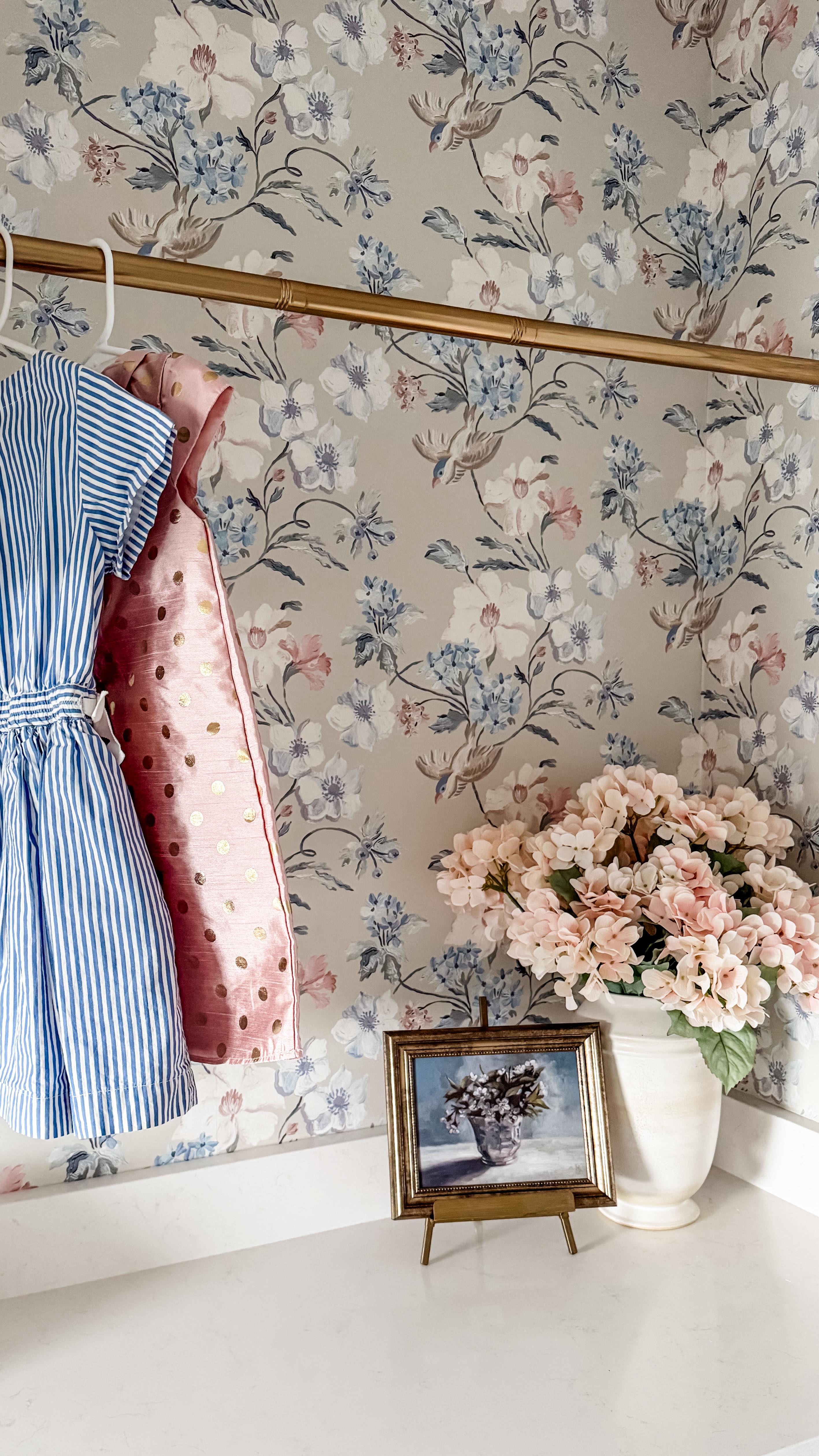 This space proves that you don’t need a full remodel to transform a room. With nothing more than fresh wallpaper, a new rug, and a few carefully chosen accessories, this laundry room feels completely renewed.
It’s amazing how a few thoughtful touches can turn a once overlooked corner of the home into a space that feels inviting and enjoyable to use. Proof that big transformations can truly come from the smallest changes.
#interiordesign #homedecor #interiorstyling #interiorinspo #homeinspiration #decorinspo #designinspo #housebeautiful #transformation #beforeandafter #mydomaine by #laundry #laundryroom #laundryday