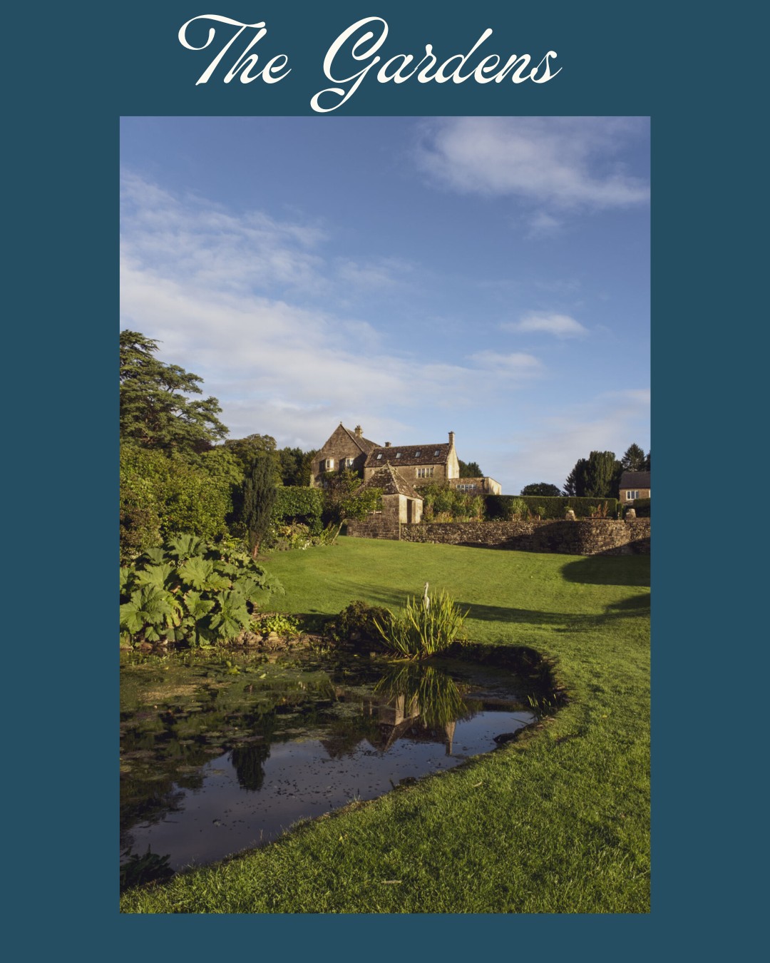 The Garden, having been redesigned in the early 20th century by the renowned British garden designer, Gertrude Jekyll.
There are many 'rooms' in the garden including a tranquil pond that gently guides you toward a secluded bluebell wood. From there, you can explore one of the many walking trails that wind throughout the 2,000-acre estate.