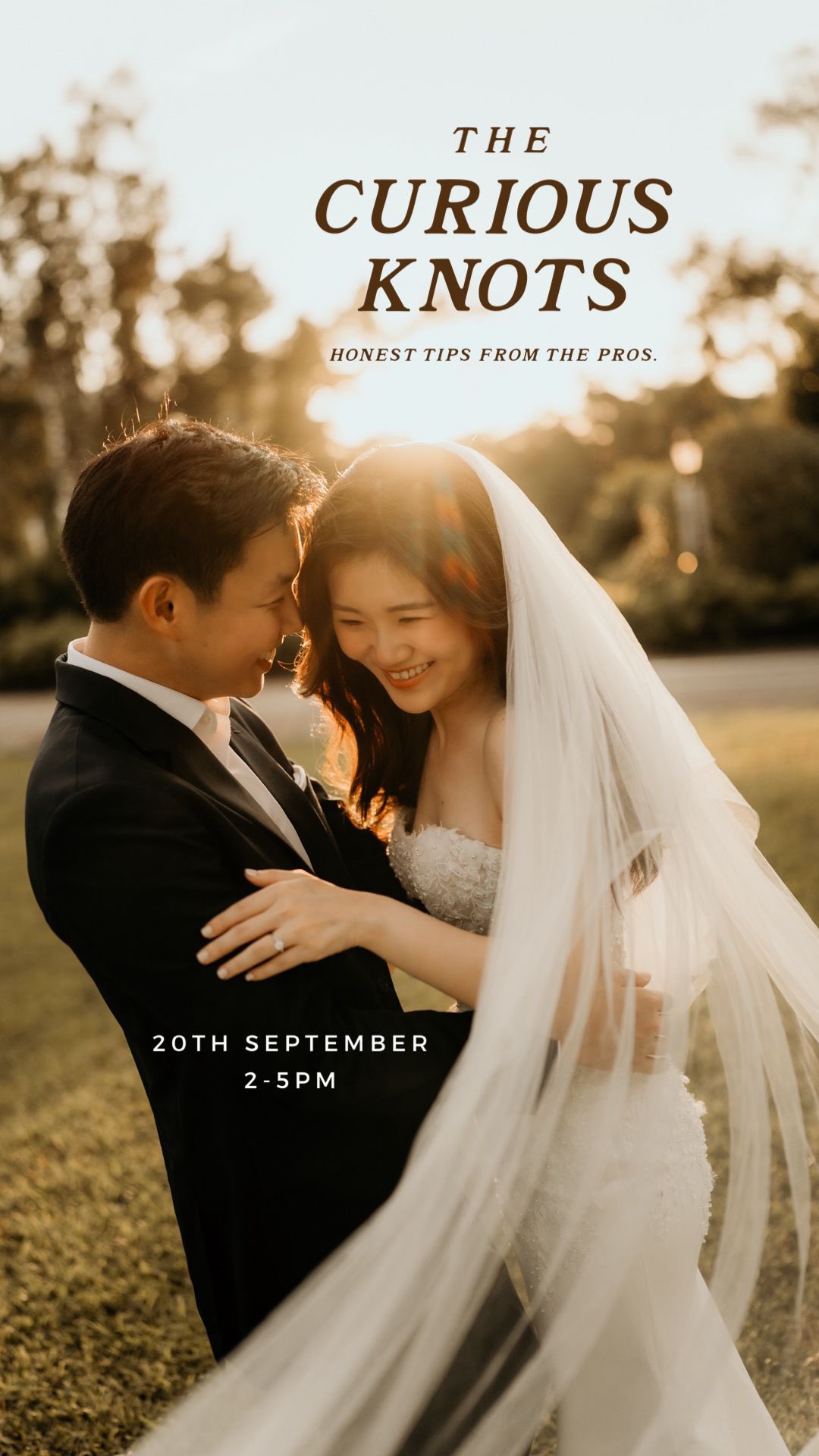 ✨ The Curious Knot ~ Special Session ✨
📅 Date: 20 September 2026 (Sign up link in bio)
🕑 Time: 2 to 5pm
📍 Venue: 114 Lavender St, #09-57 CT Hub 2, Singapore 338729 (Kindly use Lobby 3)
We’ve always believed weddings are smoother (and way less stressful) when couples know what to expect. That’s why we started The Curious Knot, a free, no-strings-attached sharing series where we pass on what we’ve learned from being part of so many weddings.
For this session, we’re doing something extra: joining us will be Autelier makeup and our in-house videographer, so you’ll get perspectives across photo, video, and makeup. The three vendors who’ll be with you almost your whole wedding day.
💡 What to expect:
1. Practical tips to avoid common wedding day pitfalls
2. Honest sharing to help you reduce stress and focus on what matters
3. Insights from photographer, videographer, and makeup artist on how to get the best out of your day
No packages, no sales talk! Just a cosy chat to help you plan better.