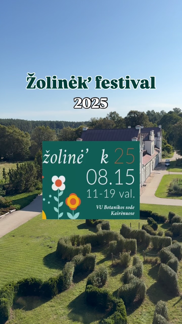 Žolinė (the Assumption of Mary) - is one of the oldest summer festivities in Lithuania 🌱
“Švenčionių vaistažolės” factory celebrates authentic traditions and presents the plant world from up close.
The festival also features meetings with artisans and sauna masters, specialists’ lectures, educational activities, workshops, various exhibitions, artists’ plein-air and entertainment for the youngest visitors at the Children’s Meadow.
Don’t miss us at the festival – our products + your smile = the perfect match! ☀️💚
Can’t attend? Shop online anytime!